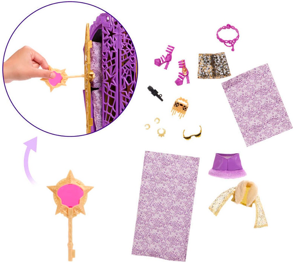 MonsterHigh™ Anziehpuppe »Verborgene Schätze, Clawdeen«