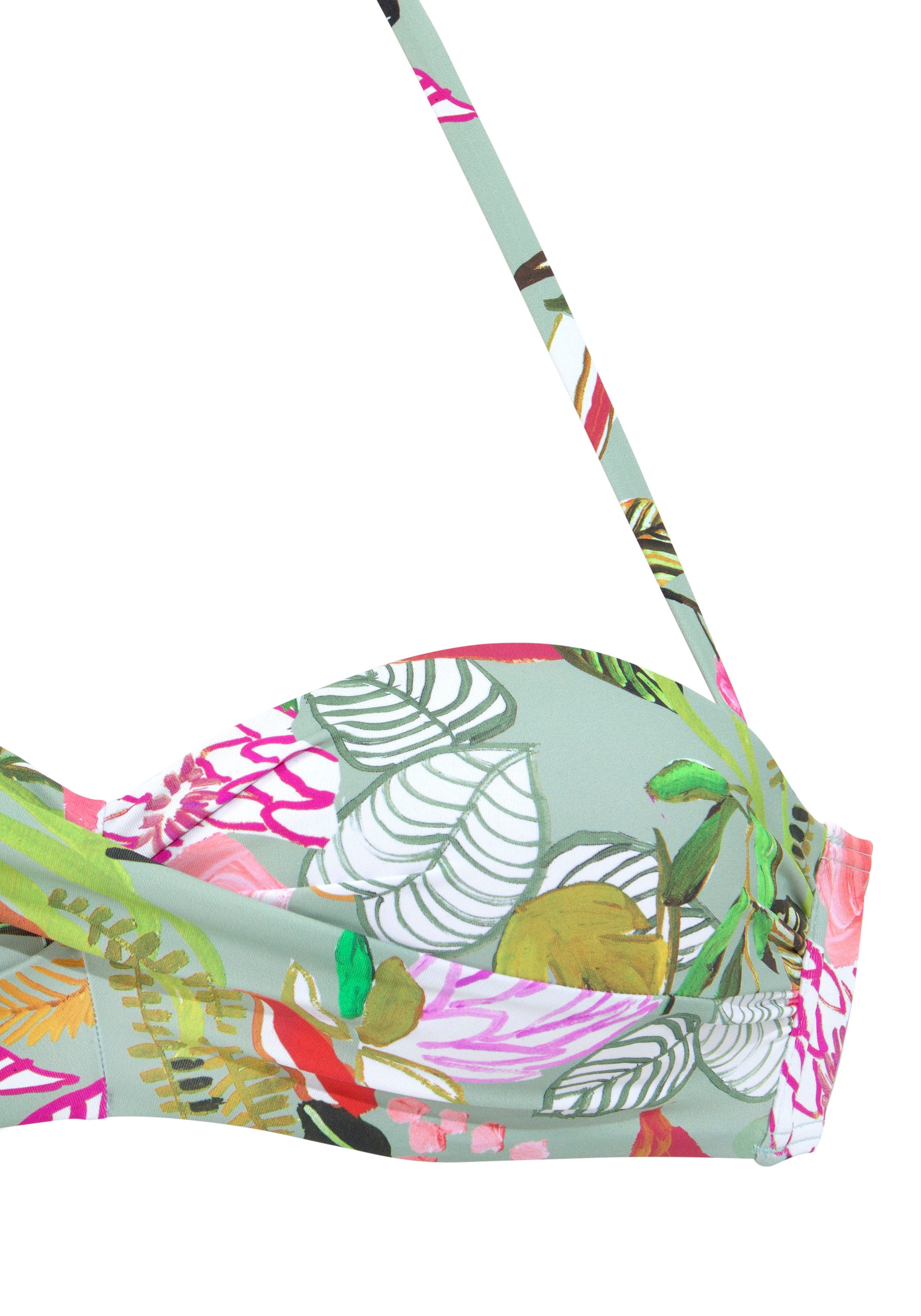 s.Oliver Bügel-Bandeau-Bikini-Top »Herst«, im floralen Design