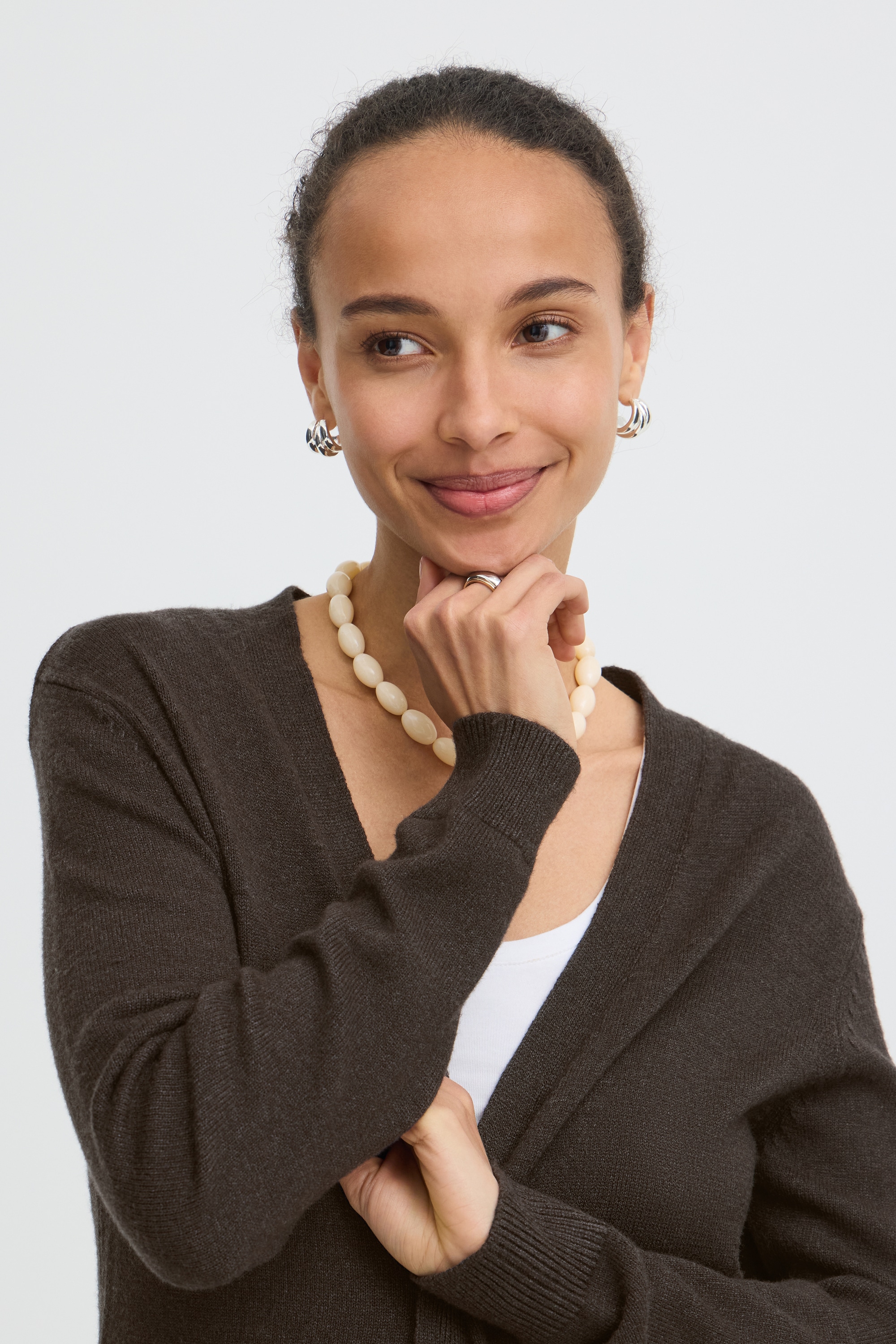 b.young Strickjacke »Langarm BYNONINA«