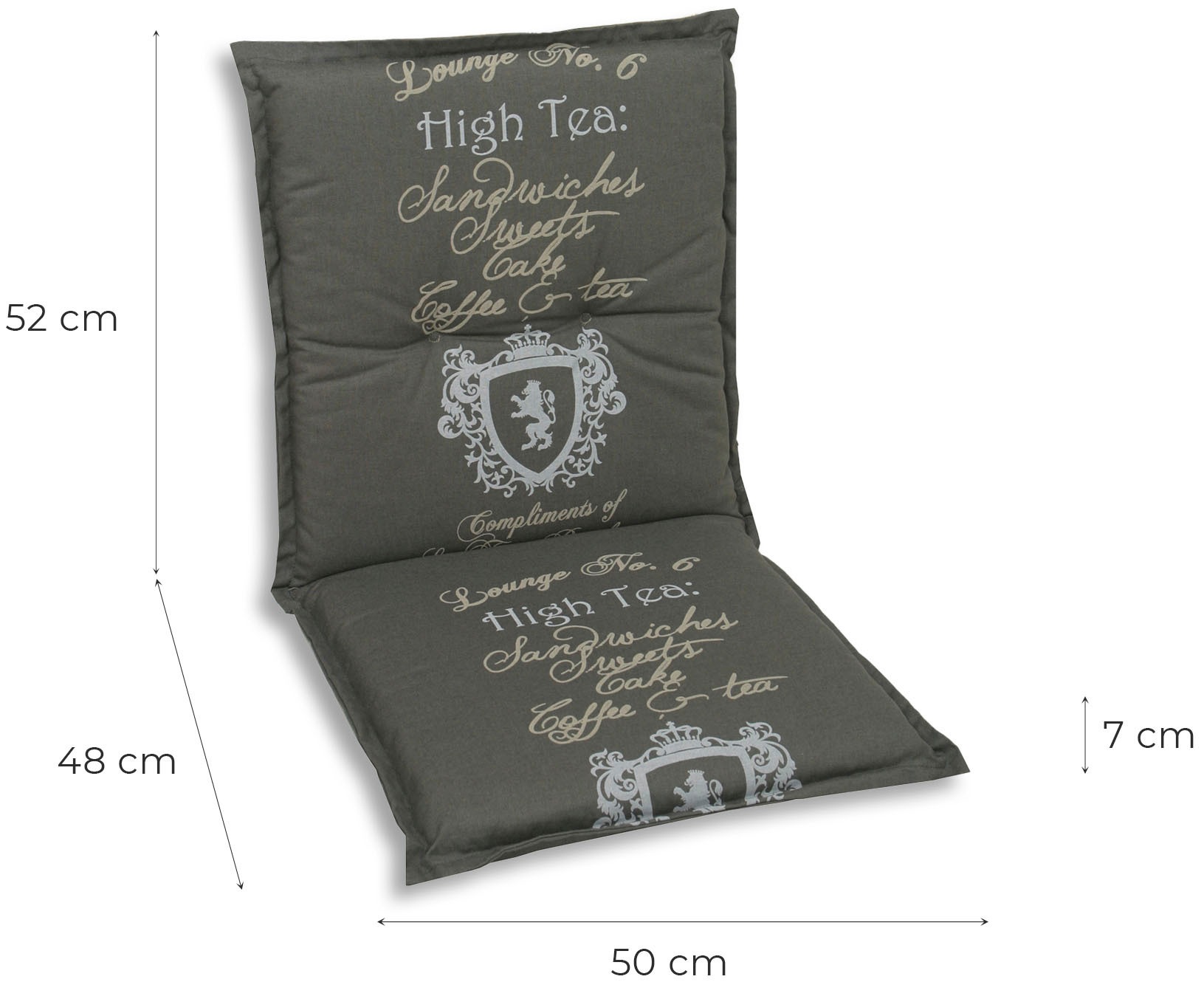 GO-DE Sesselauflage »High Tea«
