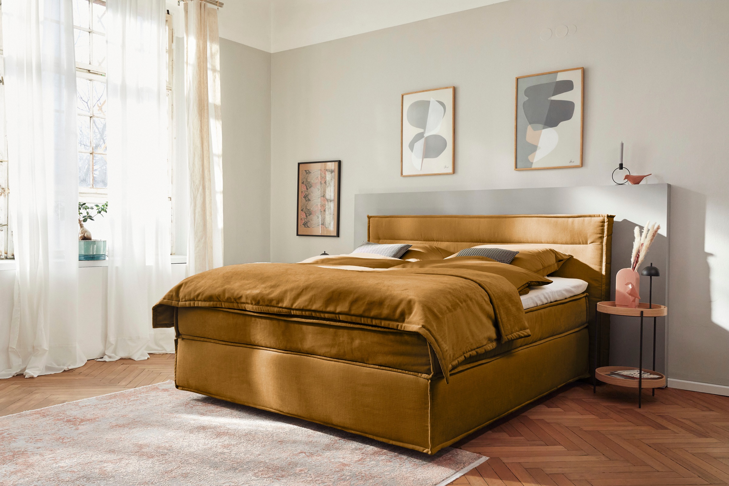 Musterring Boxspringbett »JustB! SC100«, schwebende Optik, inklusive Topper, verschiedene Farben, 180 x 200 cm