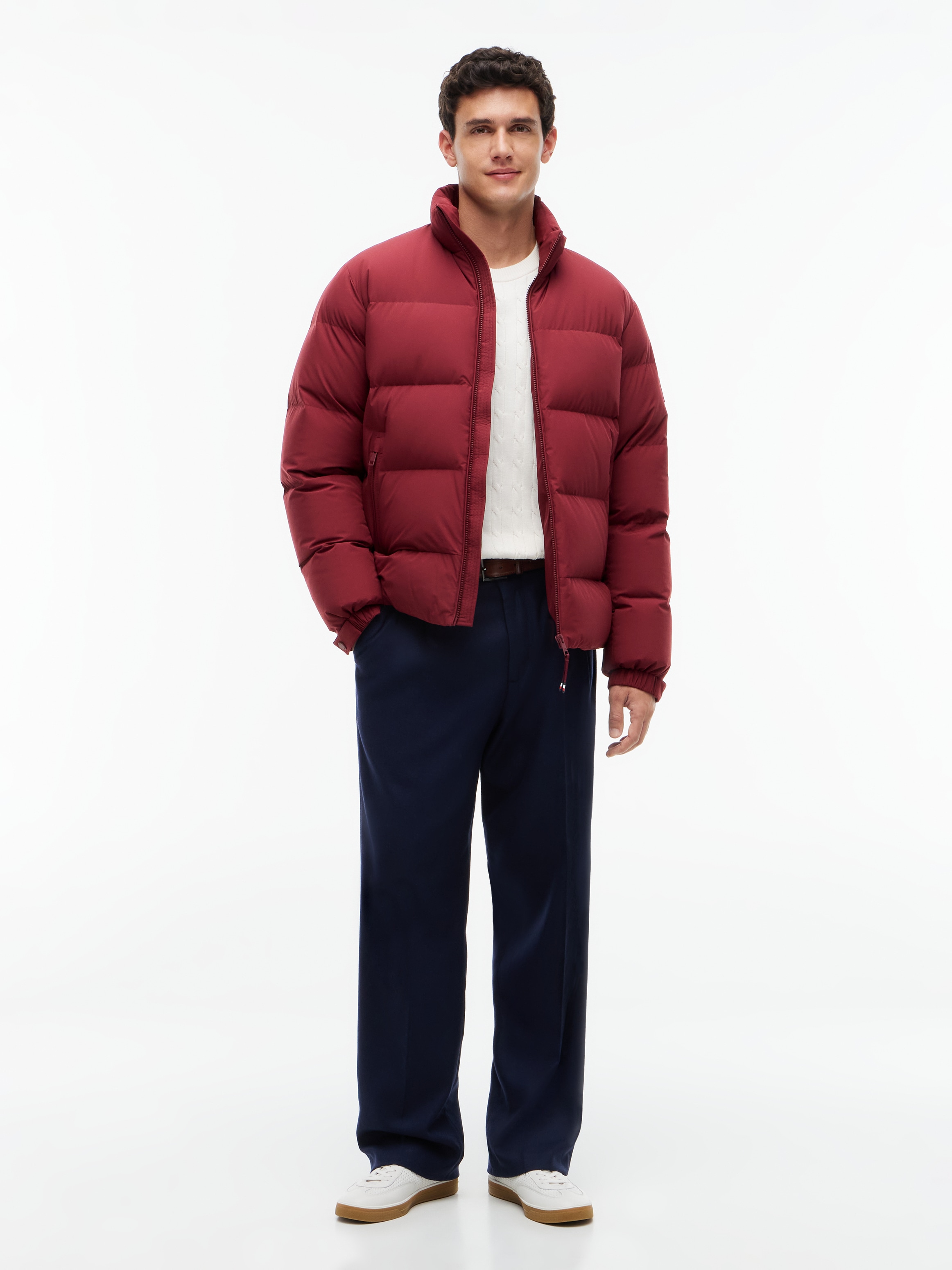 Tommy Hilfiger Daunenjacke »DOWN STAND PUFFER« Winterjacke, weiche Daunenfüllung