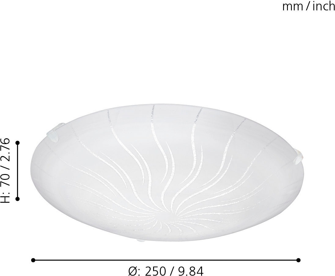 EGLO Deckenleuchte »MARGITTA 1«, 1 flammig, Leuchtmittel LED-Board   LED fe günstig online kaufen