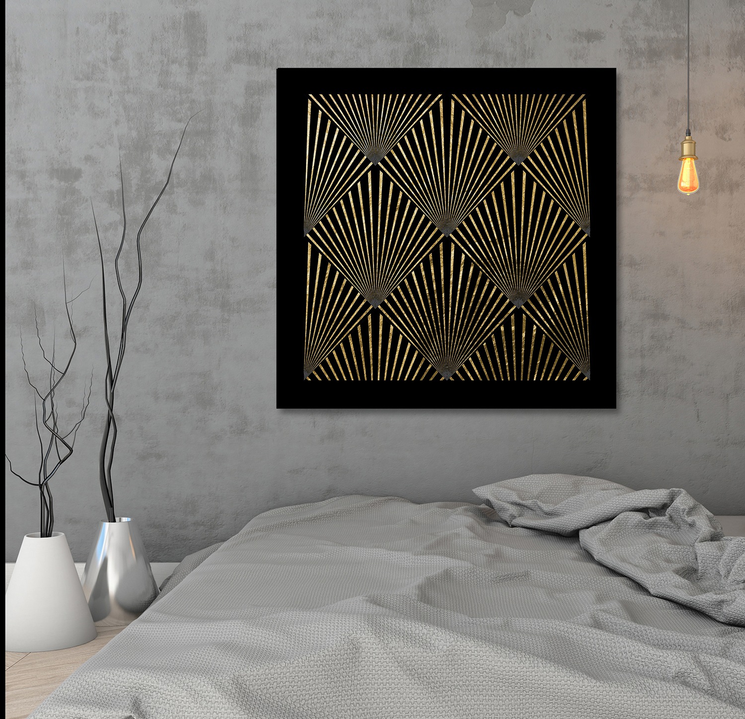 Leonique Acrylglasbild »Abstrakte Formen«, Abstrakt-Kunst-Gemälde-Modern-Fo günstig online kaufen