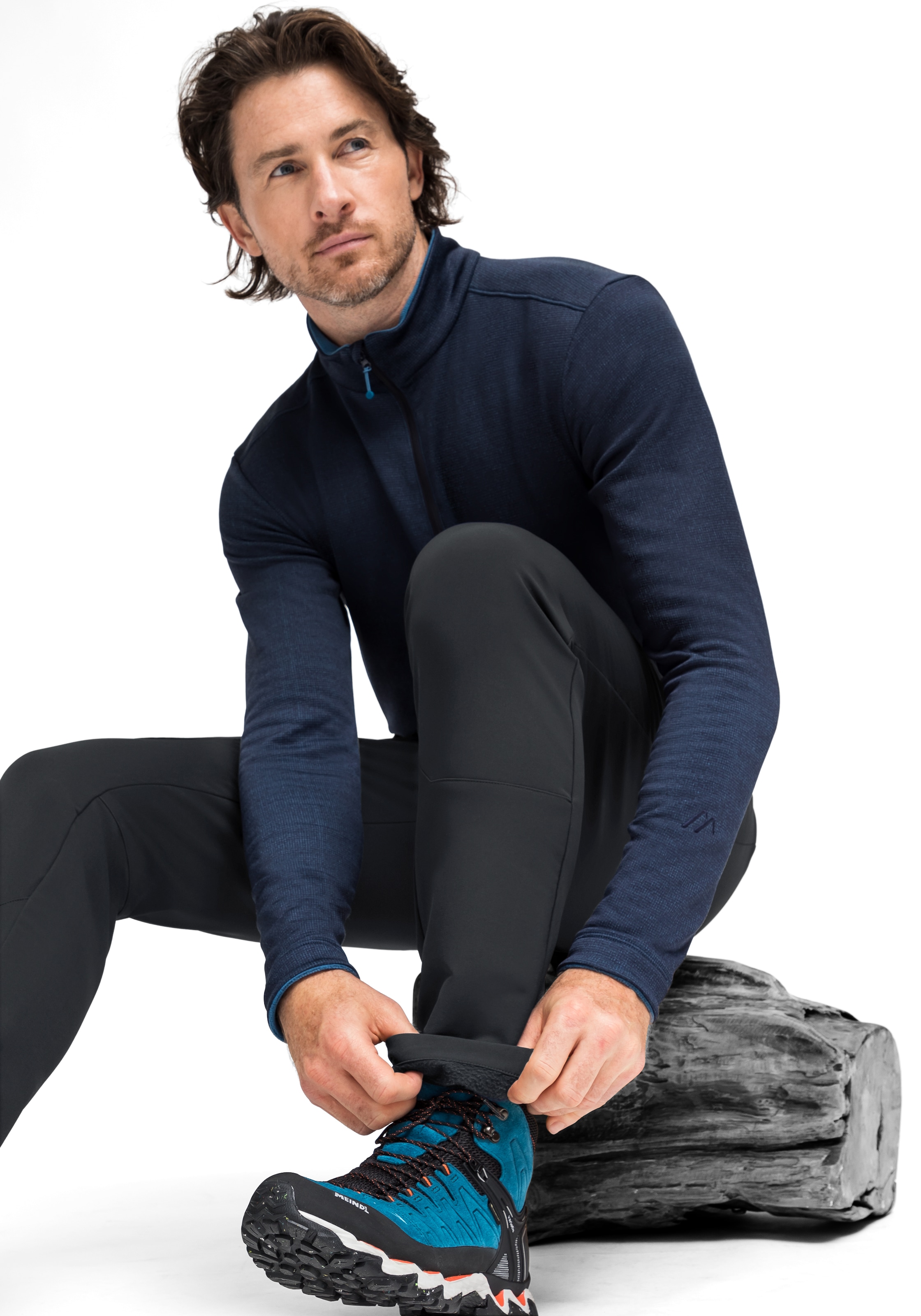 Maier Sports Funktionshose »Foidit M«, Herren Outdoorhose, warme Winter Wanderhose, Regular Fit
