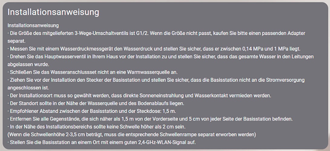Dreame Staubsaugerrohr »Wasseranschluss-Kit für den L20 Ultra/L20 Complete«