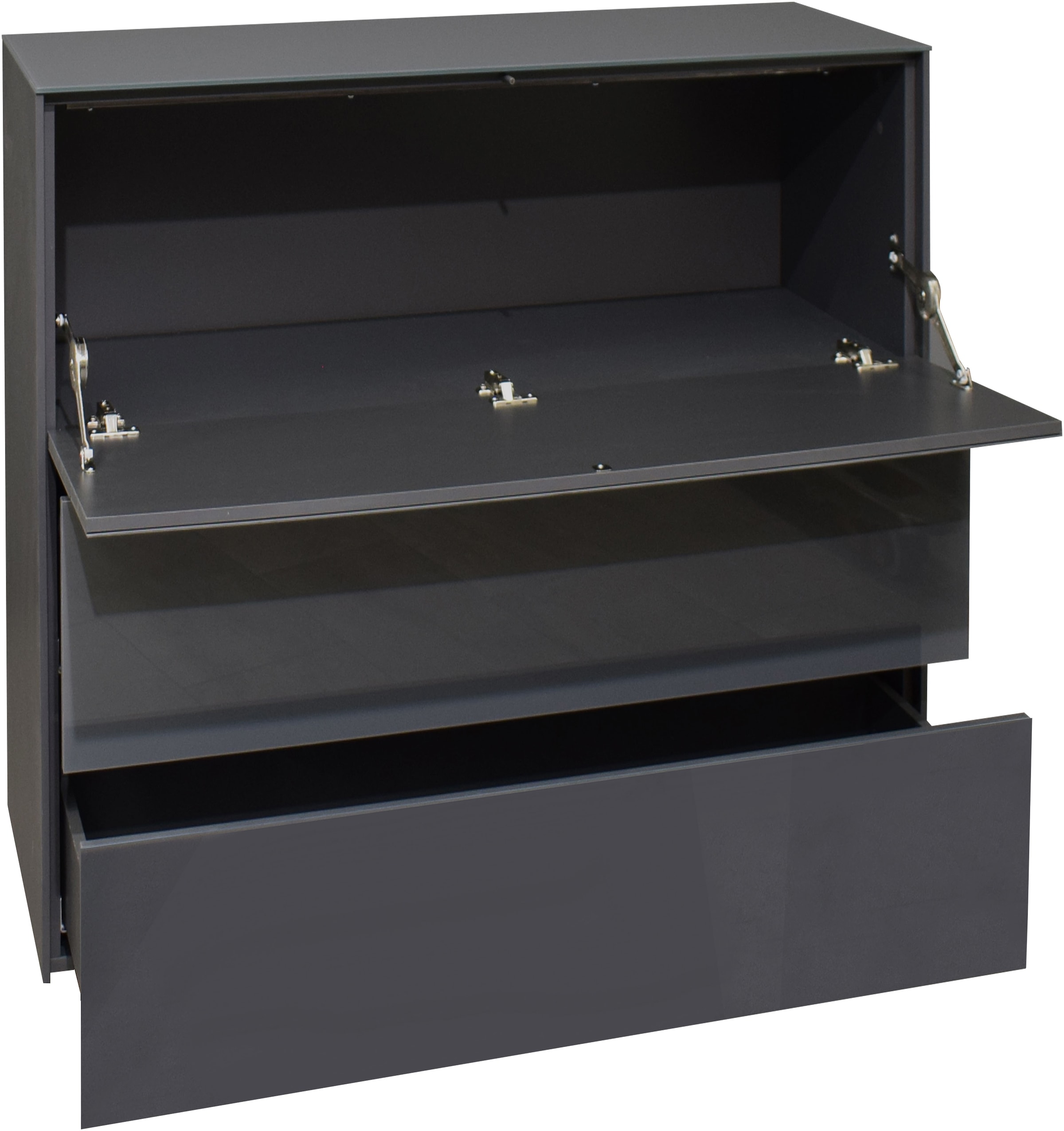 Mäusbacher Kommode »Imola TOPSELLER!« OTTOs Choice,  Mäusbacher Kommode mit Glasfront und Glasoberplatte