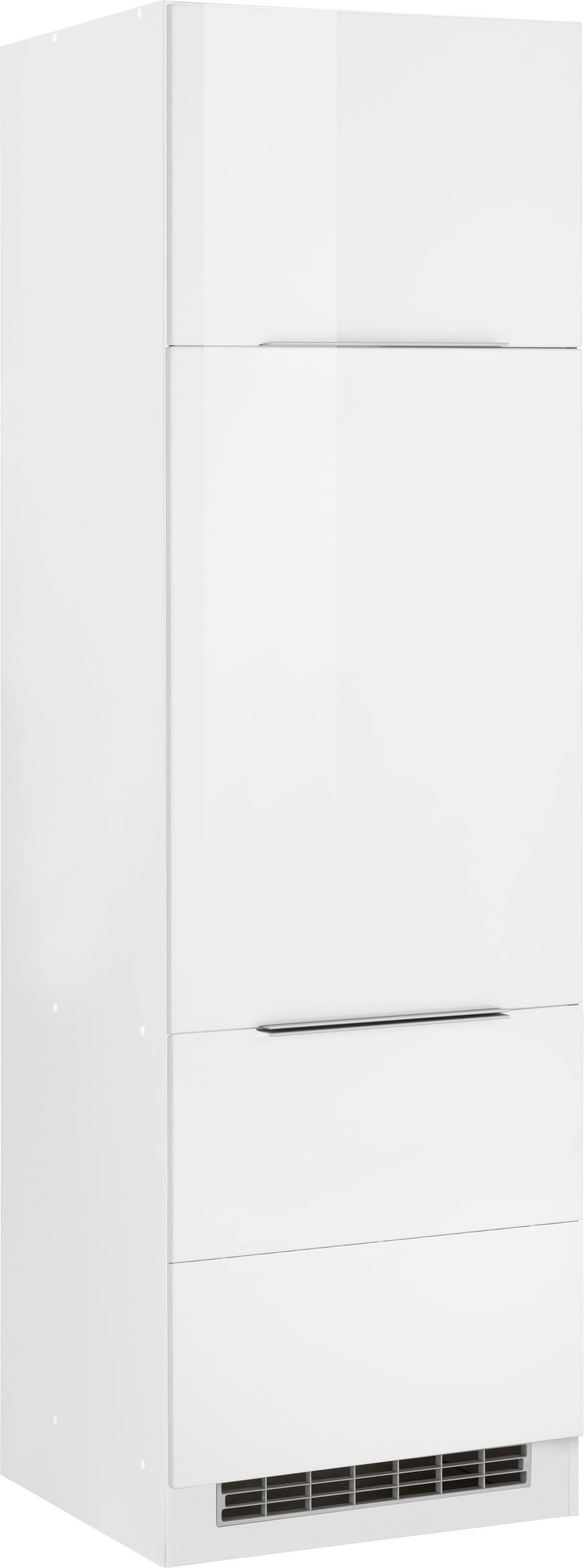 KOCHSTATION Kühlumbauschrank »KS-Brindisi«, 60 cm breit, 200 cm hoch, hochwertige MDF Fronten
