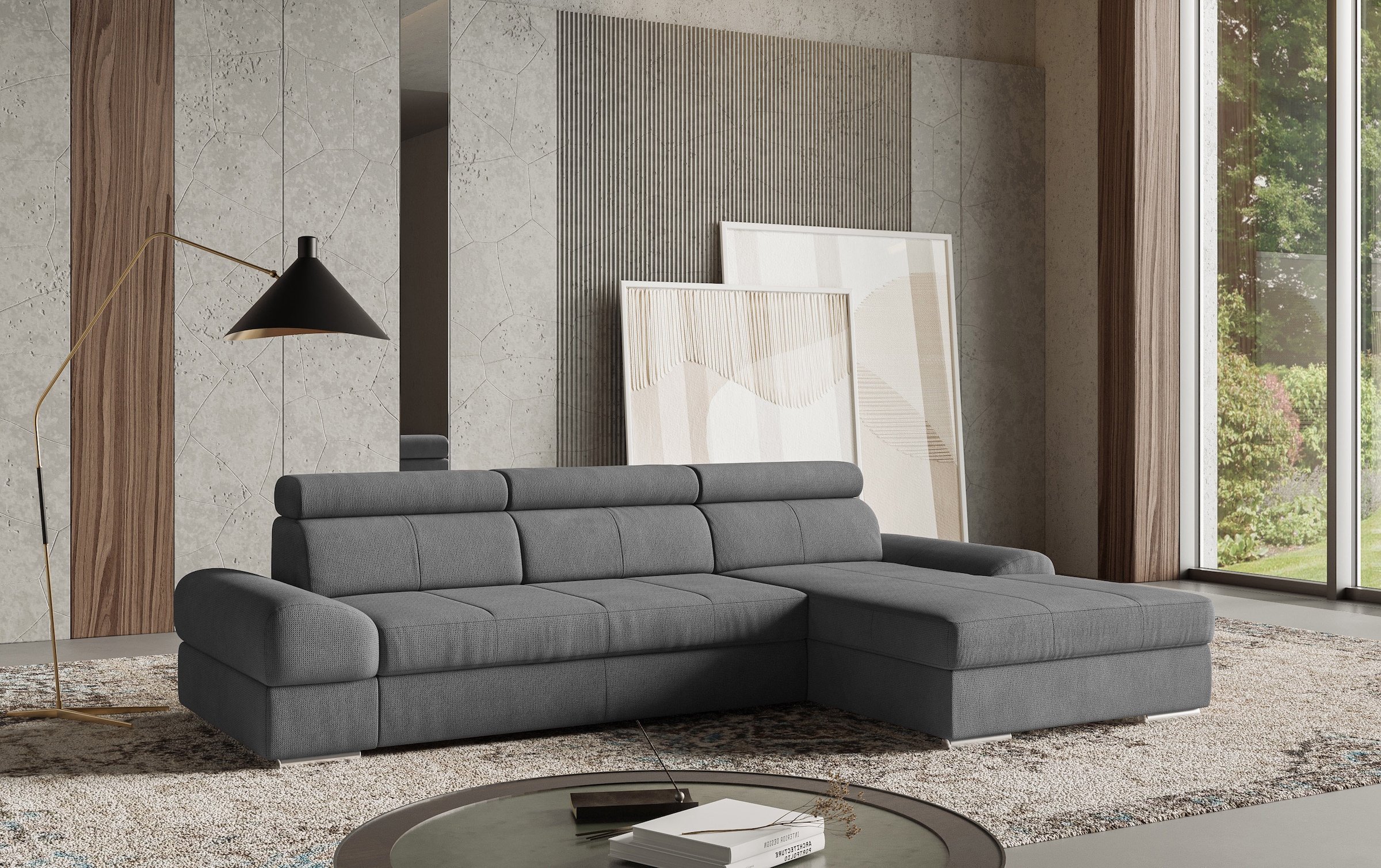 sit&more Ecksofa »Broadway L-Form«, inklusive Kopfteilverstellung, wahlweis günstig online kaufen