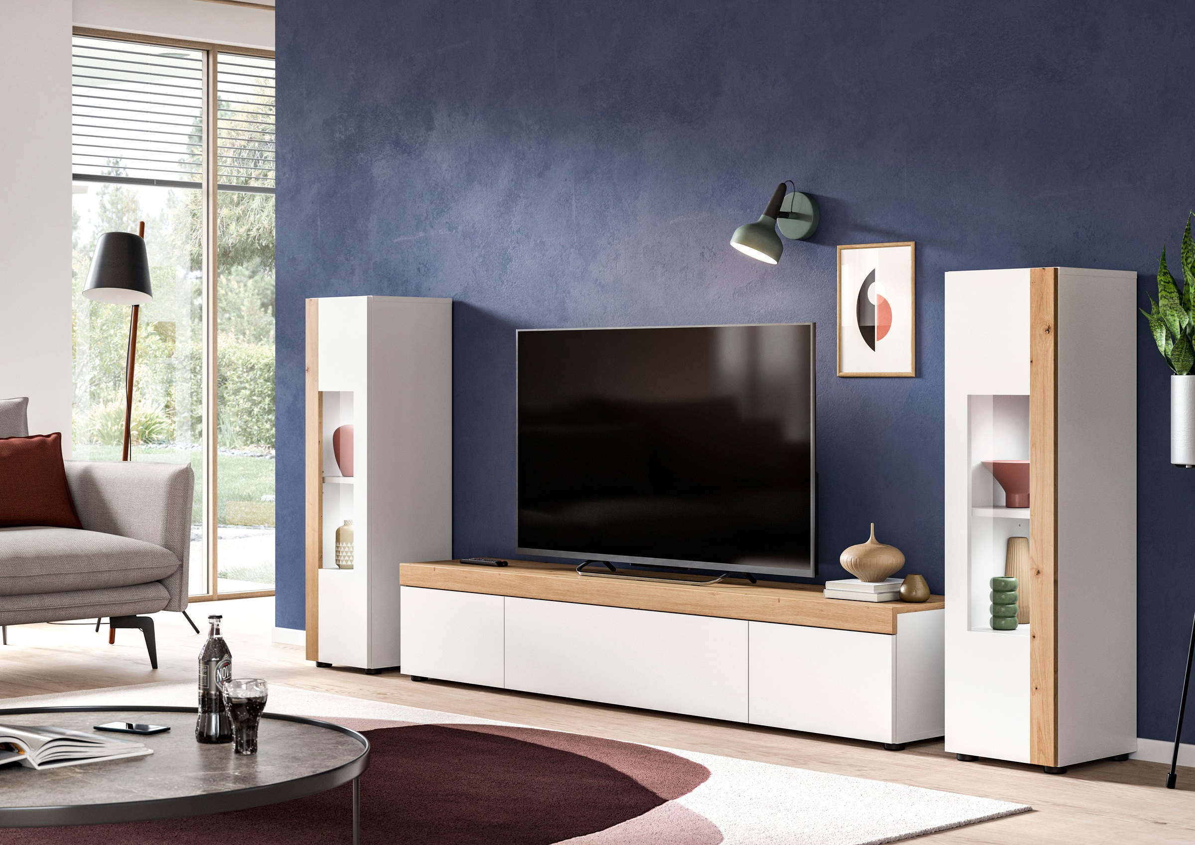 INOSIGN Wohnwand »Svala, Breite 180 cm, Wohnkombination« Set, 2 Stk. tlg. s günstig online kaufen