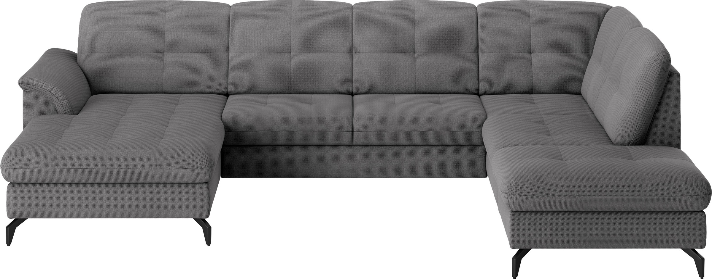 sit&more Wohnlandschaft »Zora U-Form«, wahlweise mit Bettfunktion und Bettkasten