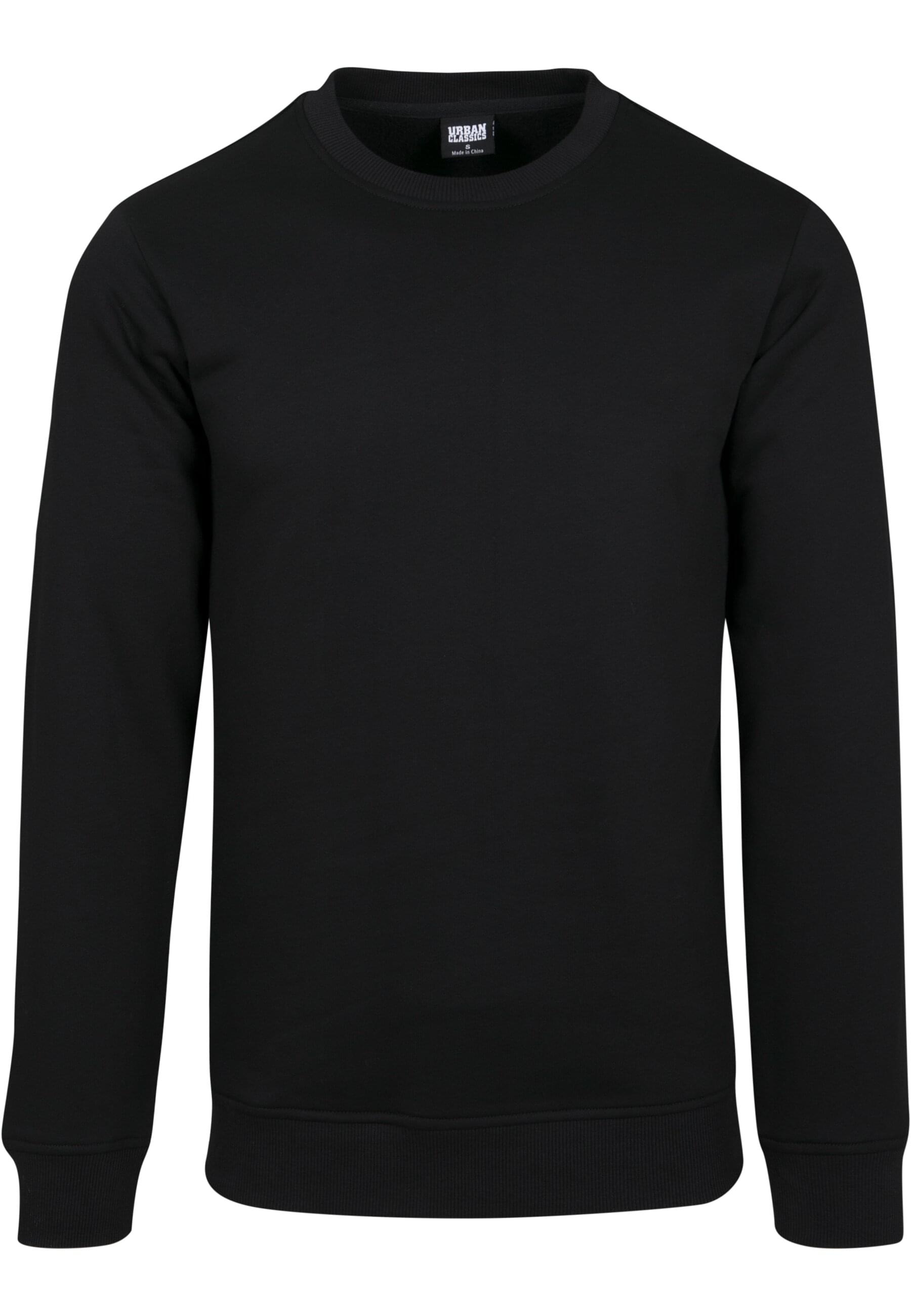 URBAN CLASSICS Rundhalspullover »Urban Classics Herren Basic Terry Crew« 1 Stk.