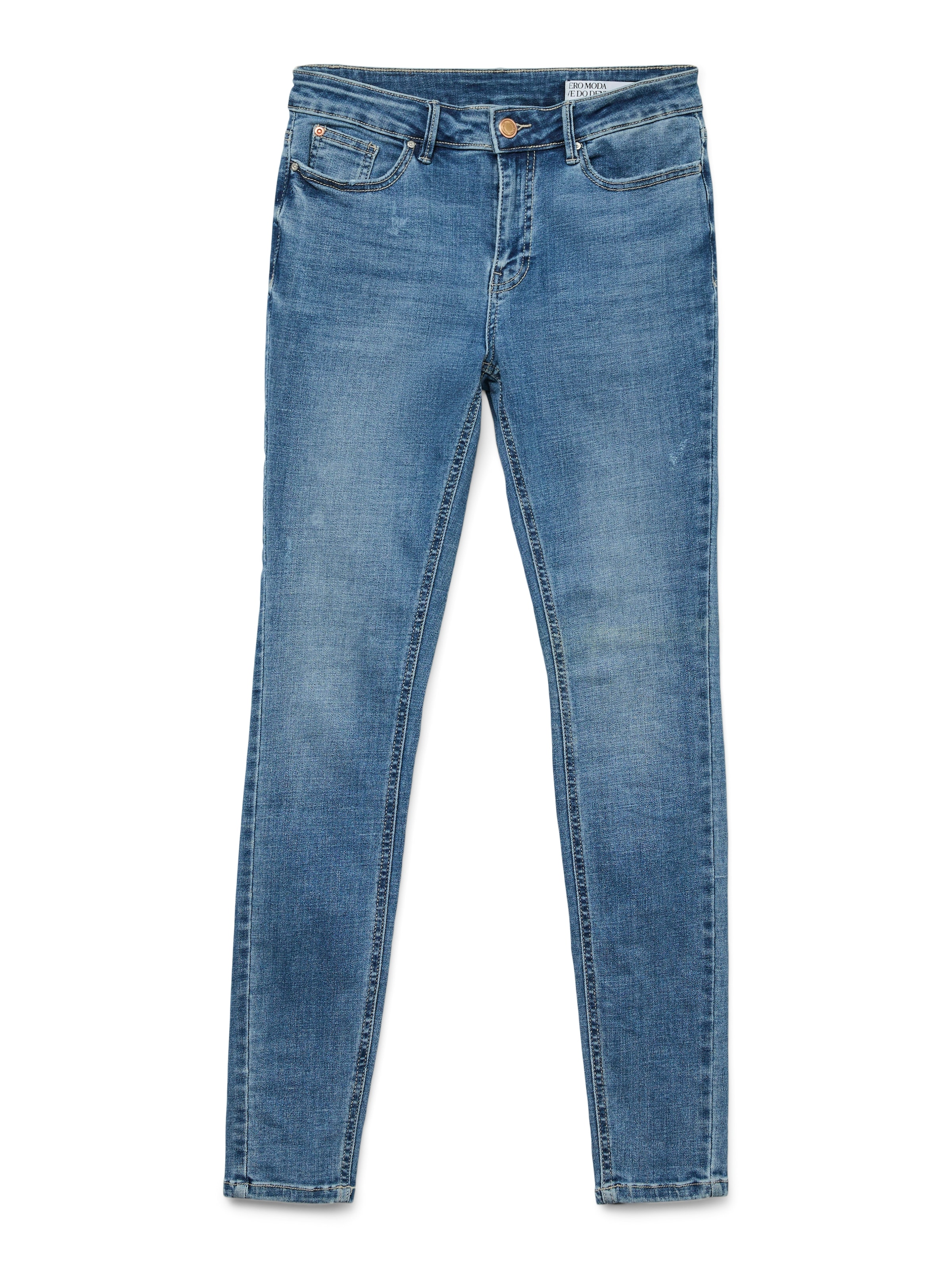 Vero Moda Skinny-fit-Jeans »VMFLASH MR SKINNY JEANS LI347 NOOS« Baumwollmischung mit Stretch, regular waist, skinny fit