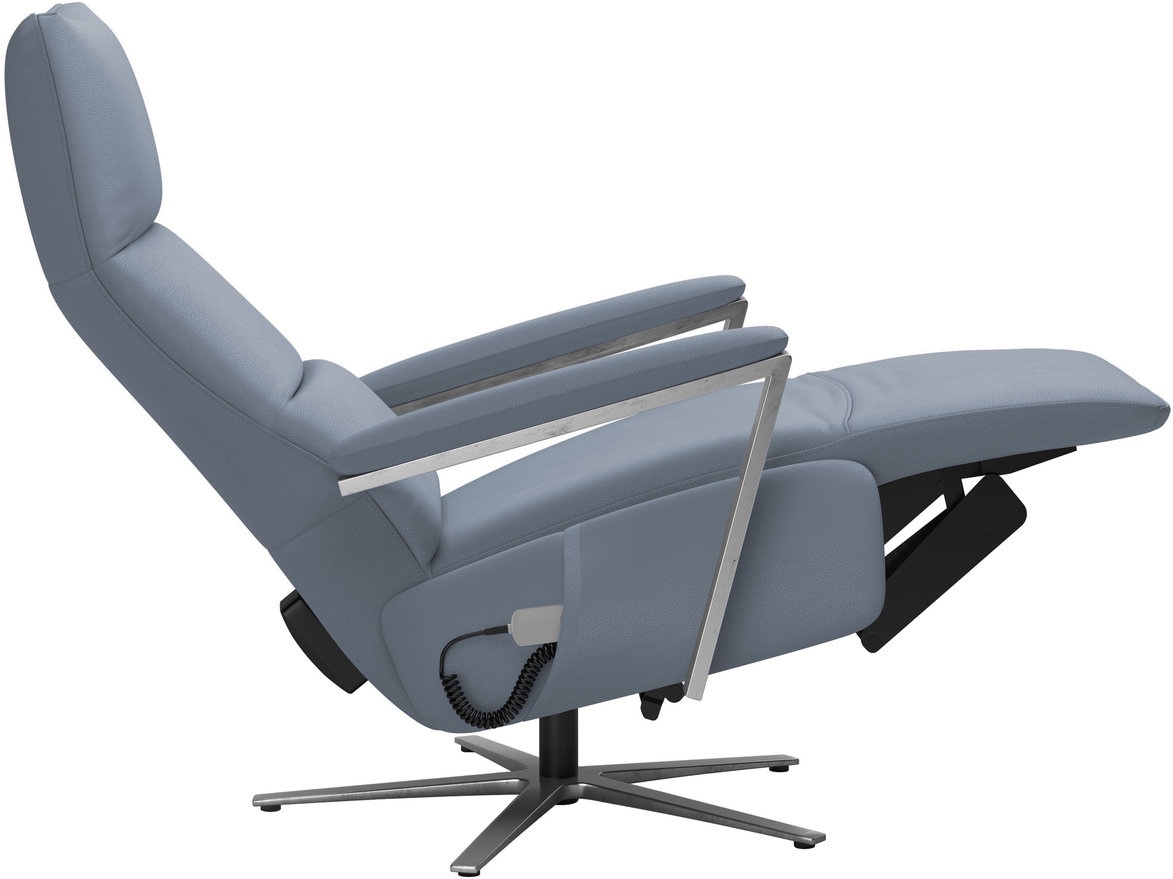 sit&more TV-Sessel »Vario Comfort, inkl. Kopfteilverstellung & 360° Drehfunktion«, mit Herz-Waage-Funktion & 3 Motoren, Höhe der Armlehnen 60cm