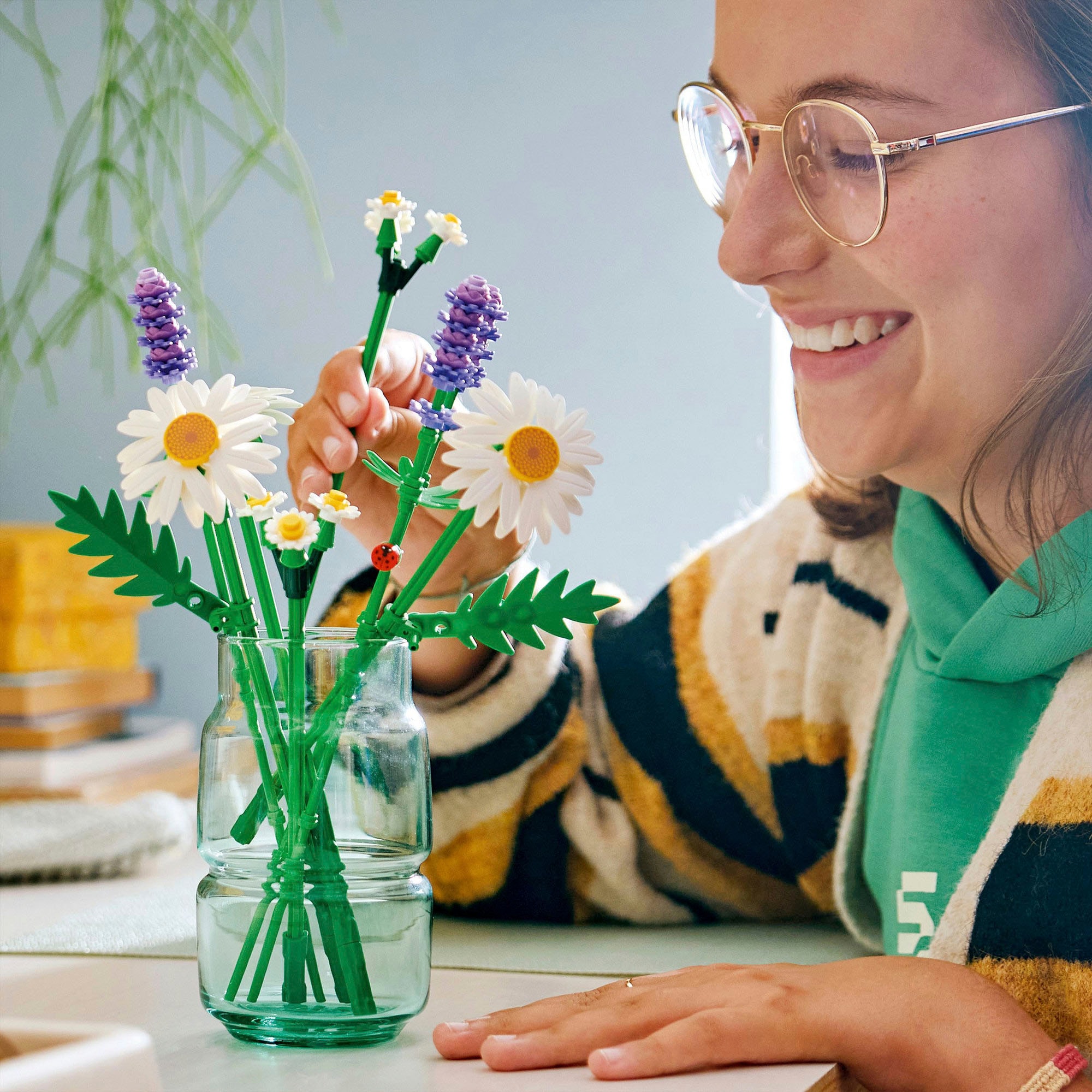 LEGO® Konstruktionsspielsteine »Gänseblümchen (11508), LEGO Botanicals« Made in Europe