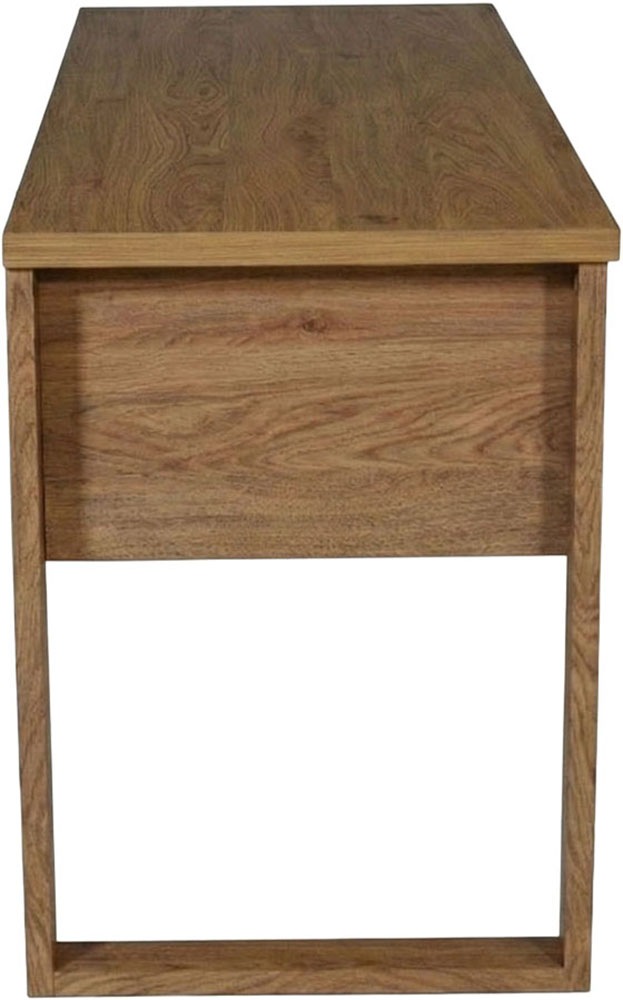 Jahnke Schreibtisch »RIVA D 140« Schreibtisch,Stauraum,2 Türen, Metallgriffe,Eiche-Optik,Breite:140 cm