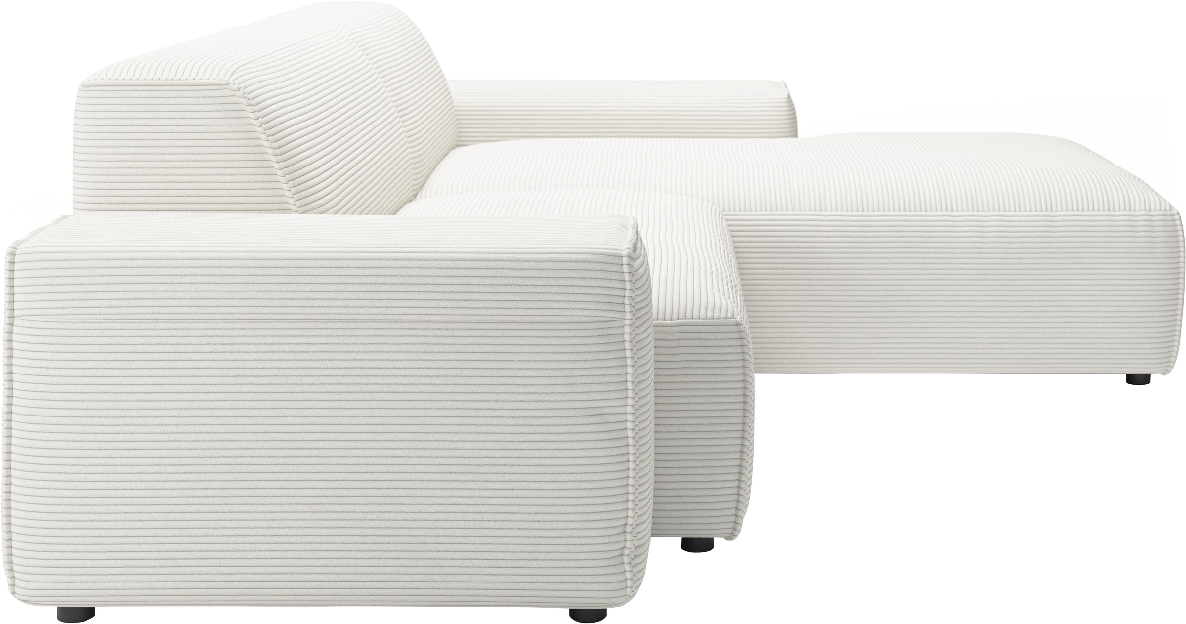 andas Ecksofa »Glimminge L-Form auch in Breitcord, Feincord + Easy care-Bezug,«, Breite 234, Zierkissen