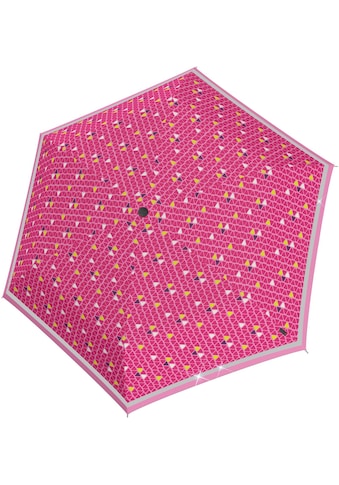 Knirps® Taschenregenschirm »Rookie manual, triple pink reflective«, für Kinder; mit... kaufen