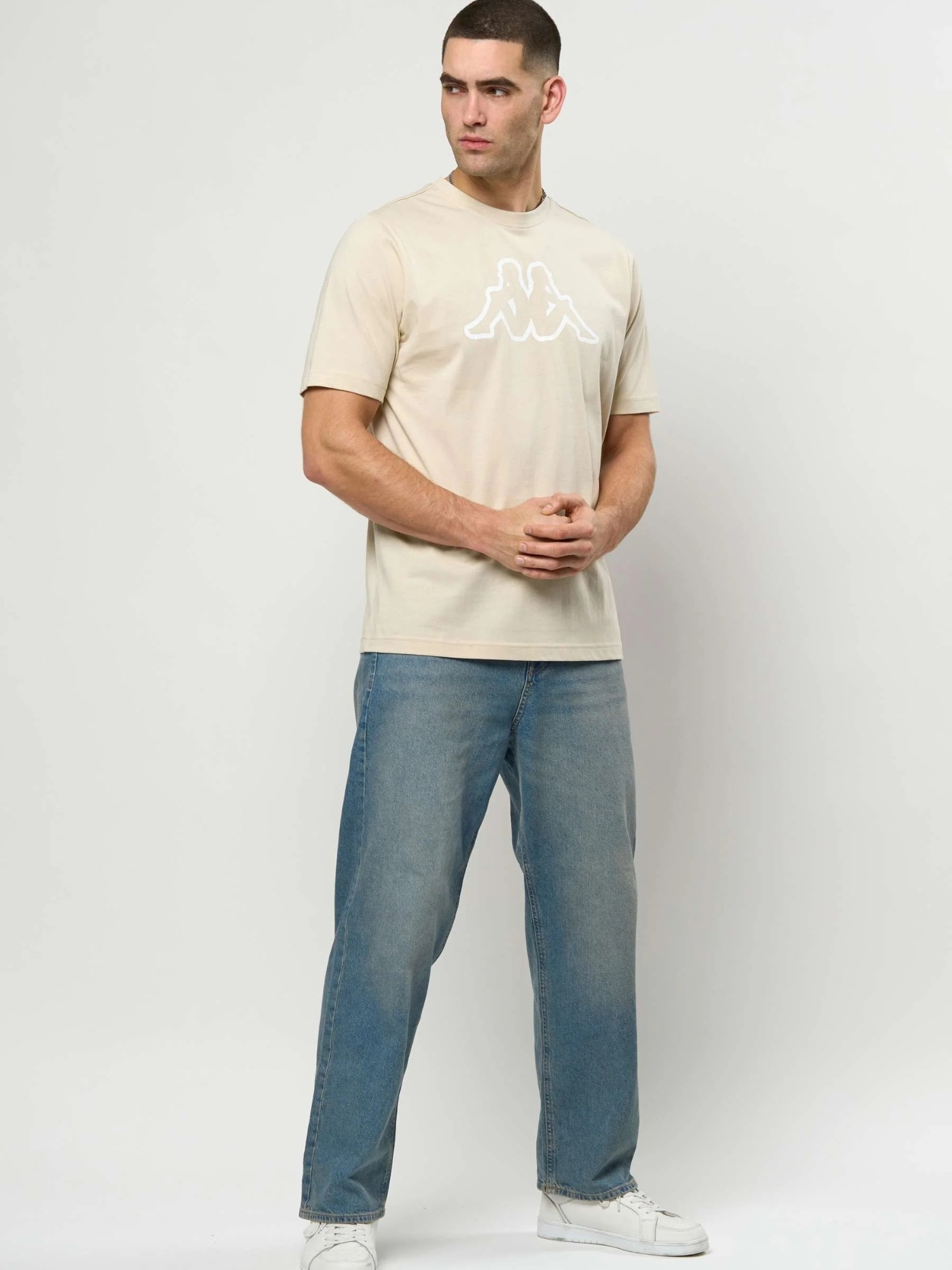 Kappa Kurzarmhemd »Kappa T-shirt Logo Cromen«