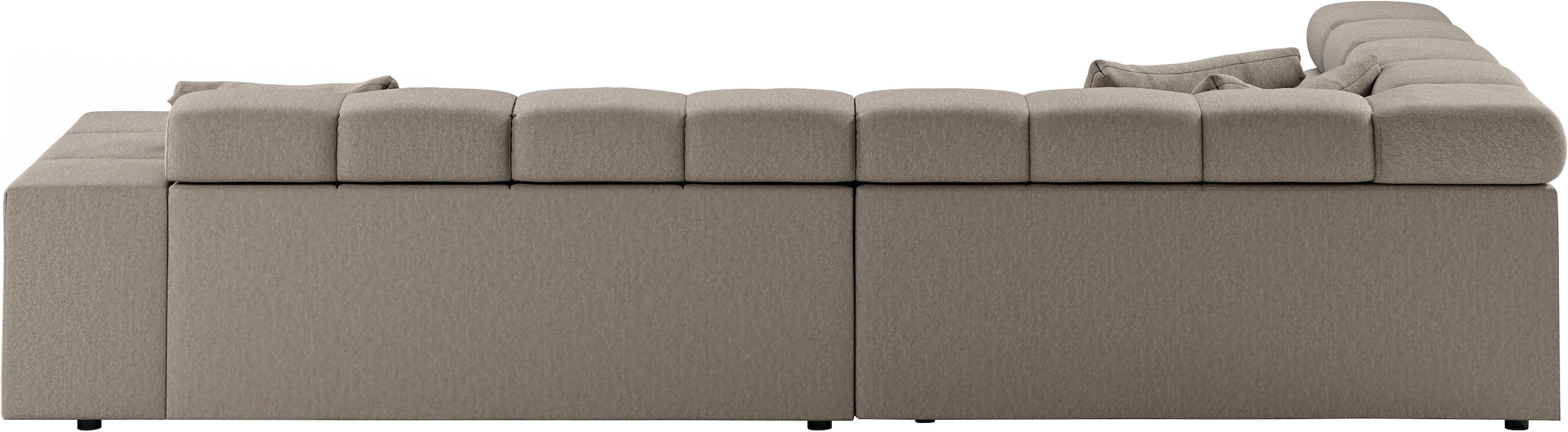 INOSIGN Ecksofa »Ancona incl. Kopfteilverstellung, OTTOs Choice, Breite 319cm, L-Form«, wahlweise motorische Sitztiefenverstellung, auch in Cord + Easy Care