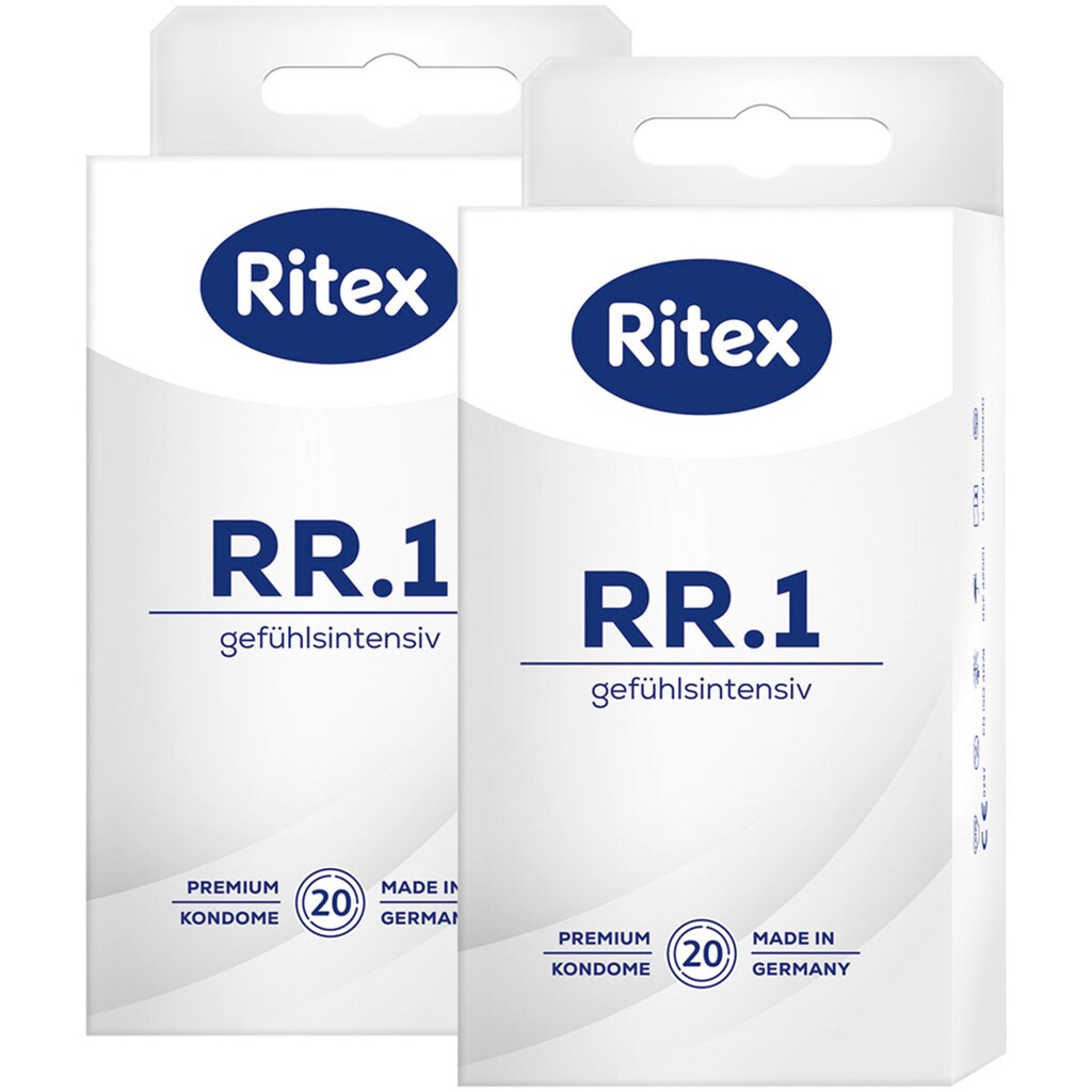Ritex Kondome »RR.1«, (Packung, 40 St.), Gefühlsintensiv