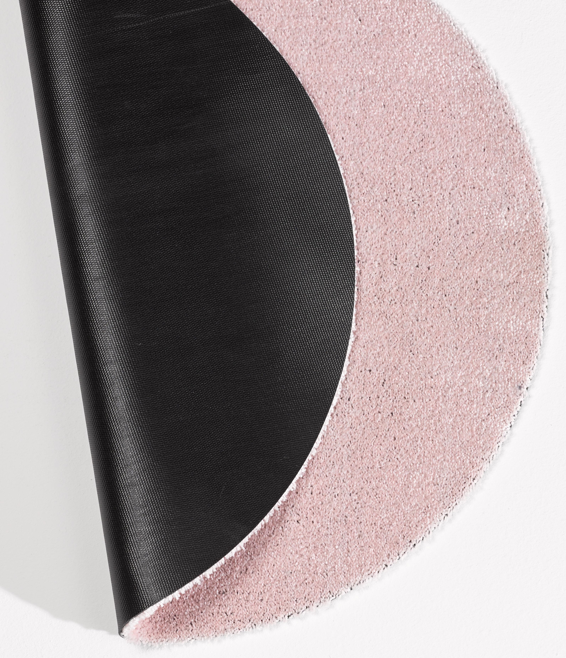 HANSE Home Fußmatte »Deko Soft, Türmatte«, halbrund, 7 mm Höhe, waschbar, Uni-Farben, Rutschfest, Robust, Pflegeleicht, Saugfähig