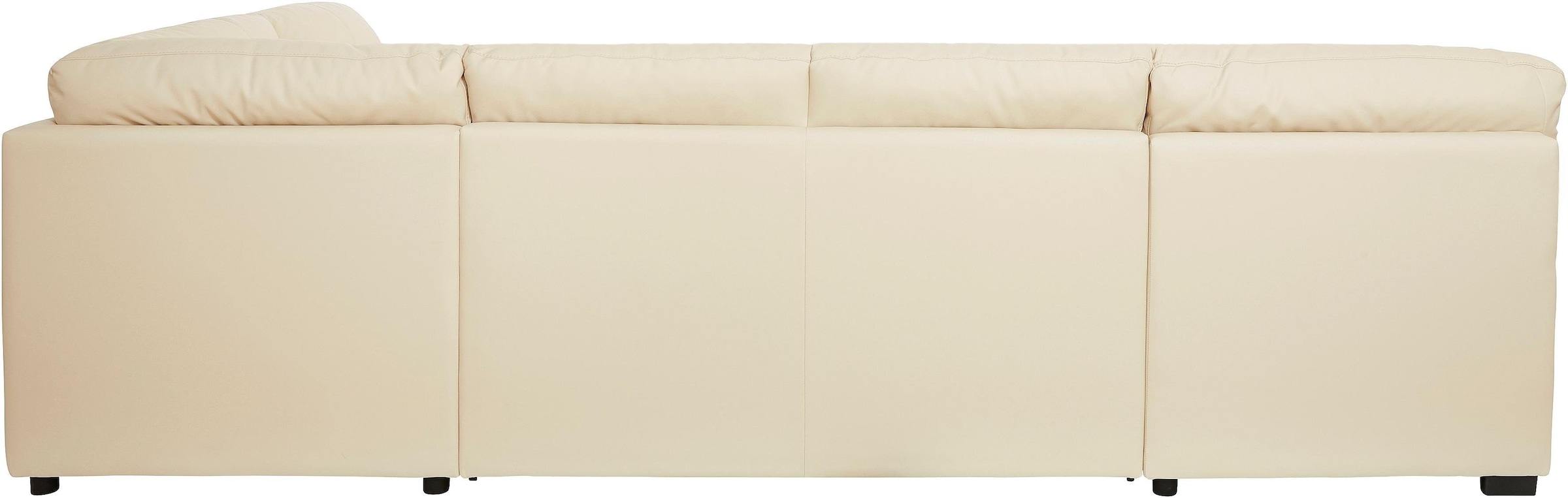 COTTA Polstergarnitur »Royale U-Form«, (Set), Set bestehend aus: Wohnlandschaft & Hocker