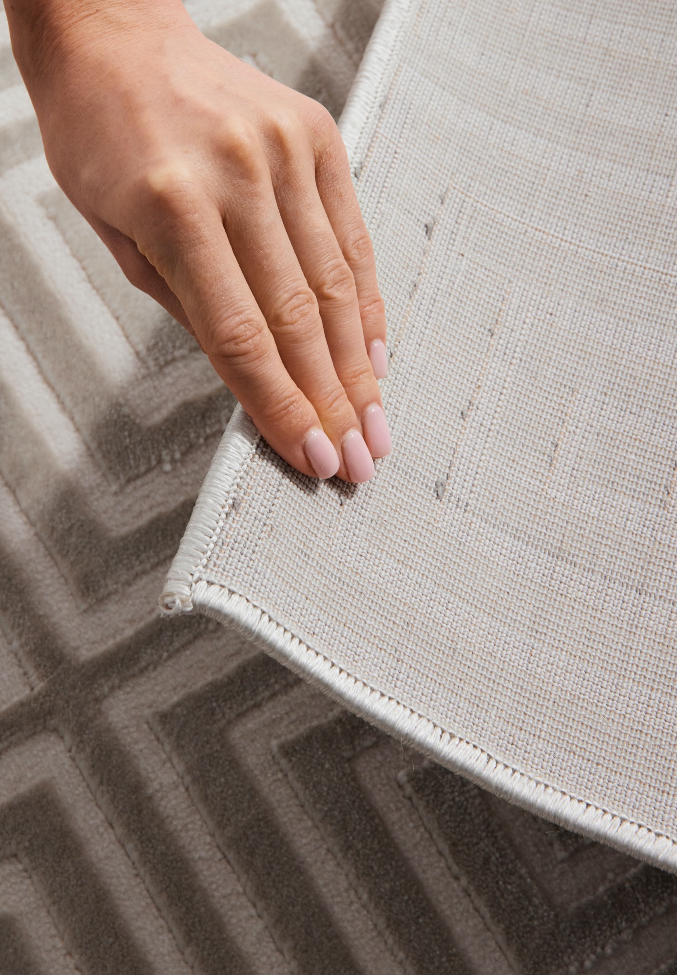 ELLE DECORATION Designteppich »Tourmaline«, rechteckig, 9 mm Höhe, Wohnzimmer, Schlafzimmer, Läufer, Hoch-Tief Effekt, Flur, Glanz
