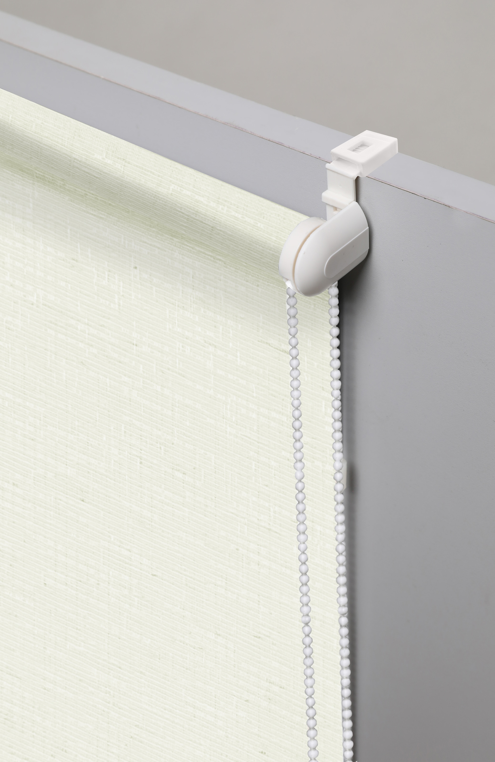 OTTO home Rollo »NELLIA« Lichtschutz Sichtschutz ohne Bohren freihängend Klemmfix, Seitenzugrollo in natürlicher Leinenoptik, NEUHEIT