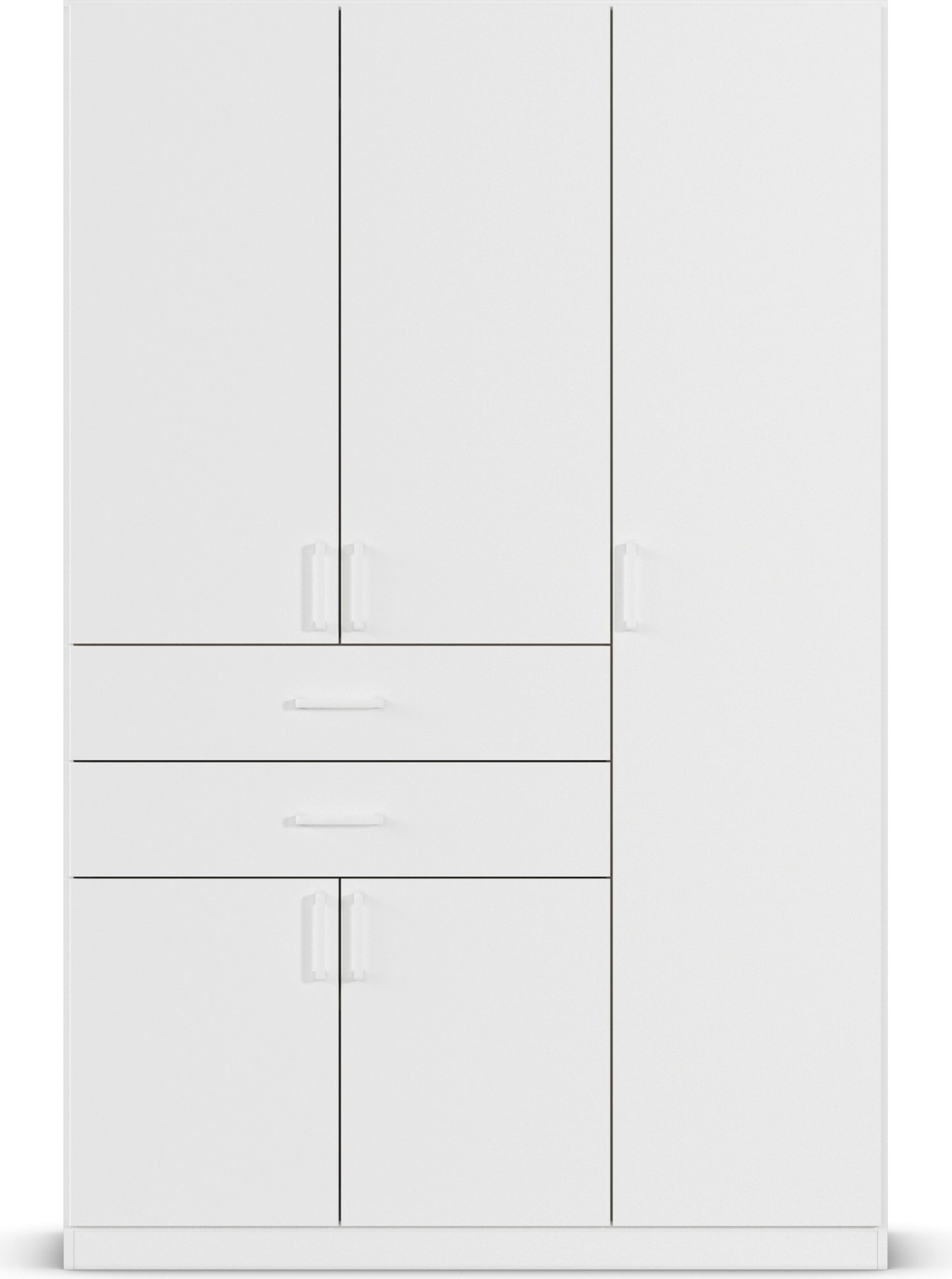 rauch Drehtürenschrank »Kleiderschrank Schrank Garderobe MAIKA mit Dekor-Front«, 2 Schubladen, in verschiedenen Breiten, Höhen, Farben, MADE IN GERMANY