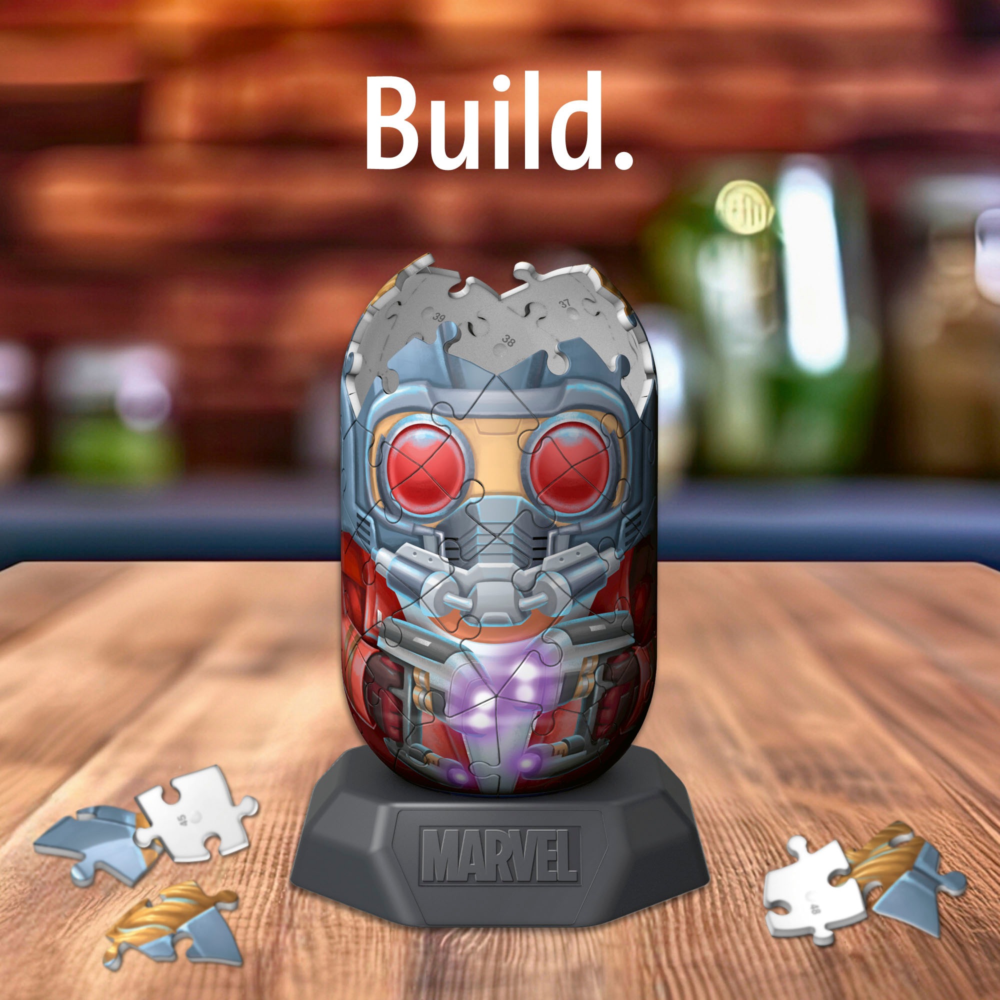 Ravensburger 3D-Puzzle »Marvel Heroes, Hylkies Sammelfigur #12 Star-Lord«, Made in Europe