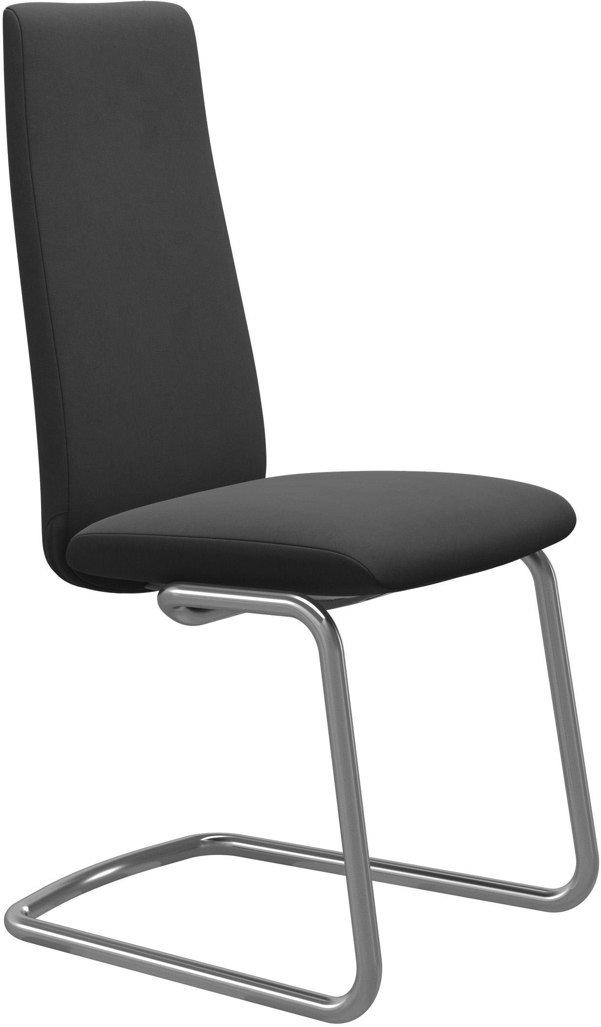 Stressless® Polsterstuhl »Laurel«, Microfaser DINAMICA, High Back, Größe M, mit Beinen aus Stahl in Schwarz matt