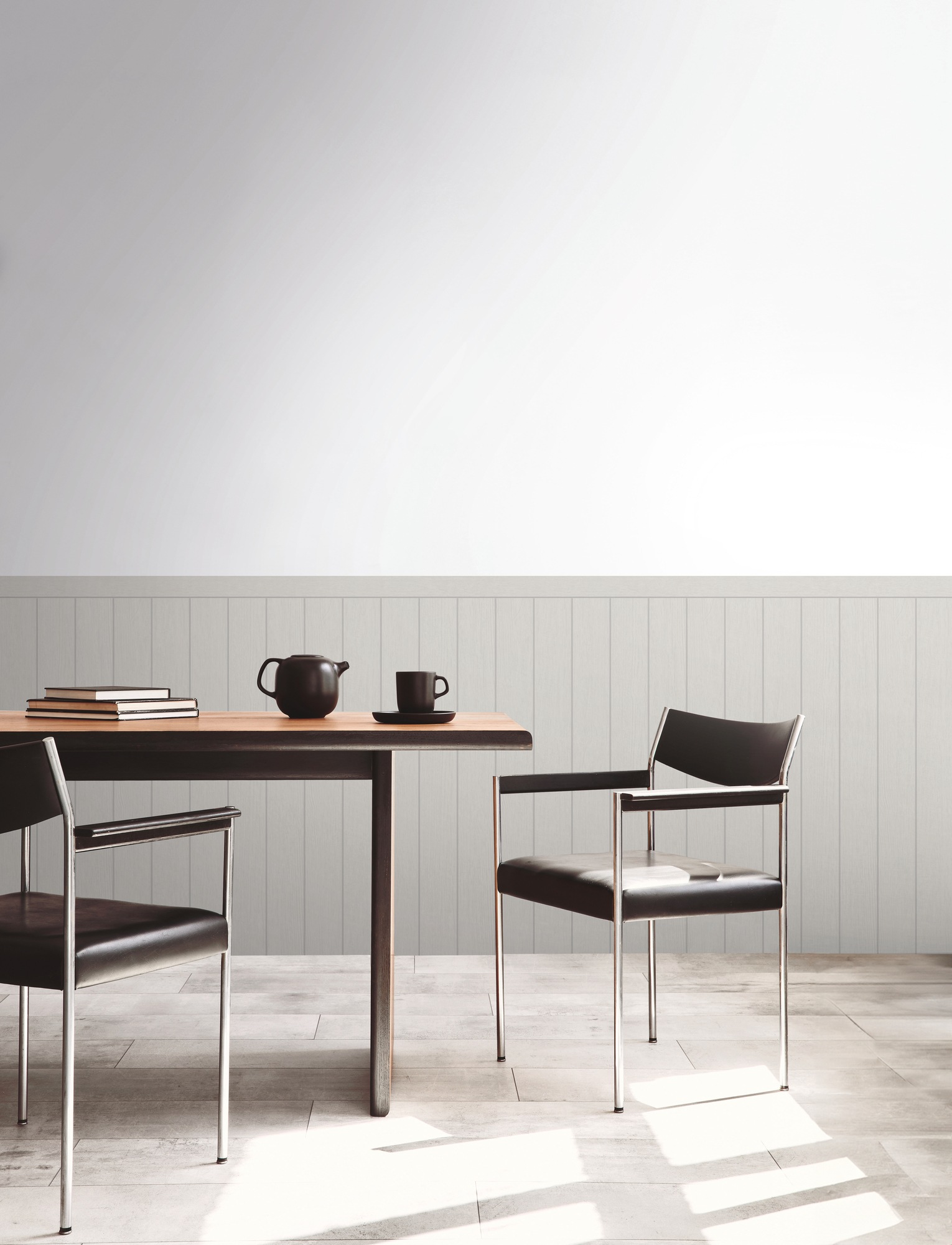 living walls Vliestapete »Wallpanel Tapete Wandpaneele Mustertapete Holzpaneele Natur«, matt