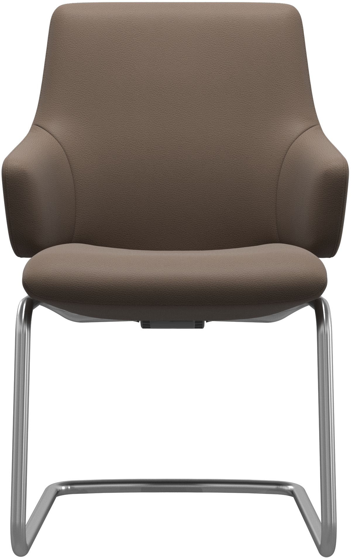 Stressless® Polsterstuhl »Laurel«, Leder BATICK, Low Back mit Armlehne, Größe L, mit Beinen aus Stahl in Schwarz matt