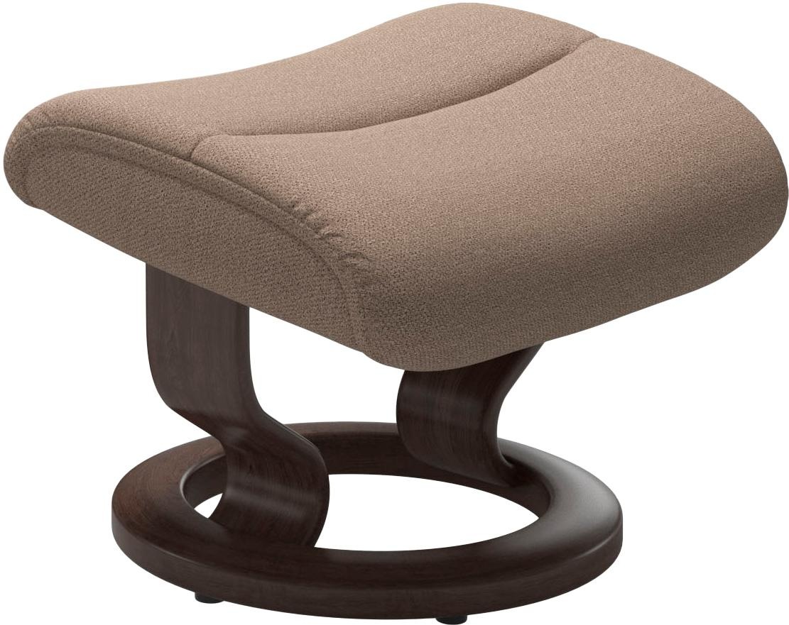 Stressless® Relaxsessel »View«, (Set, Relaxsessel mit Hocker), mit Classic Base, Größe S,Gestell Wenge