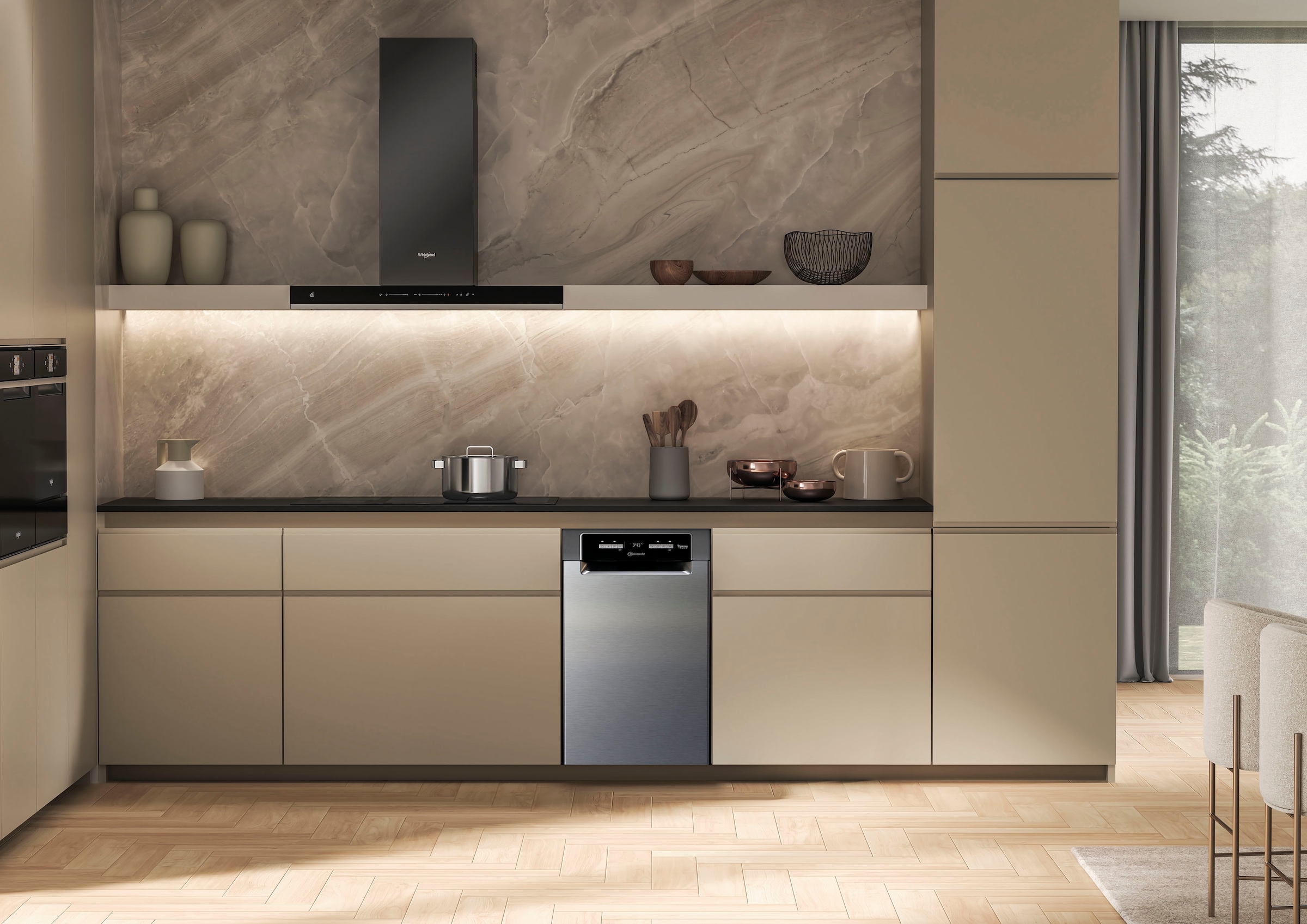 BAUKNECHT Unterbaugeschirrspüler »BK6UB10BS7A0X«, 10 Maßgedecke, PowerClean