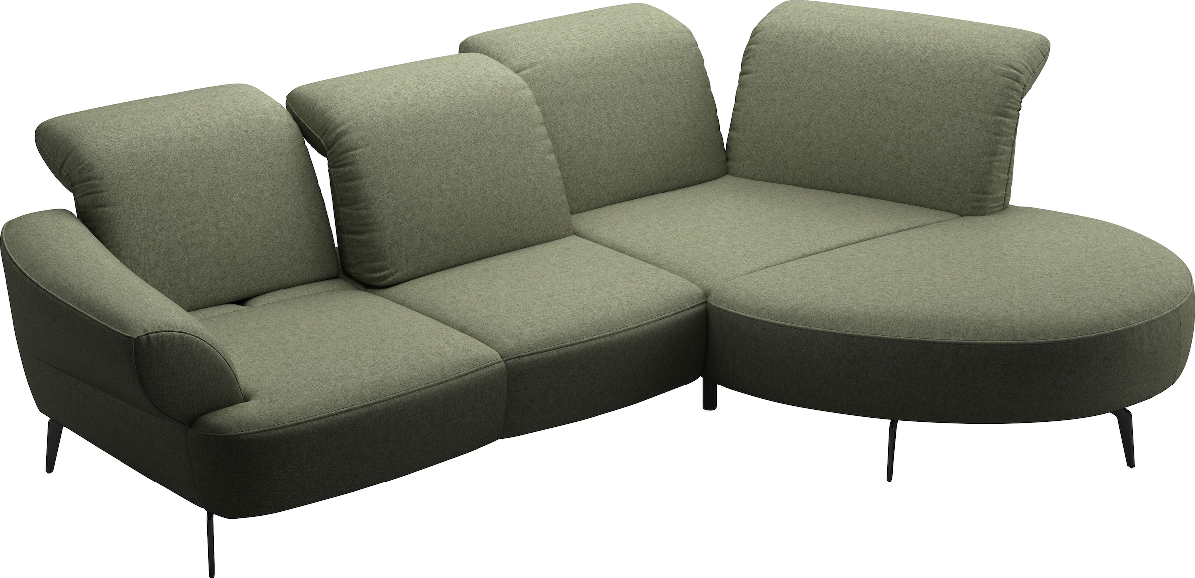 sit&more Ecksofa »Dance«, inkl.System Click&Seat und Sitztiefenverstellung