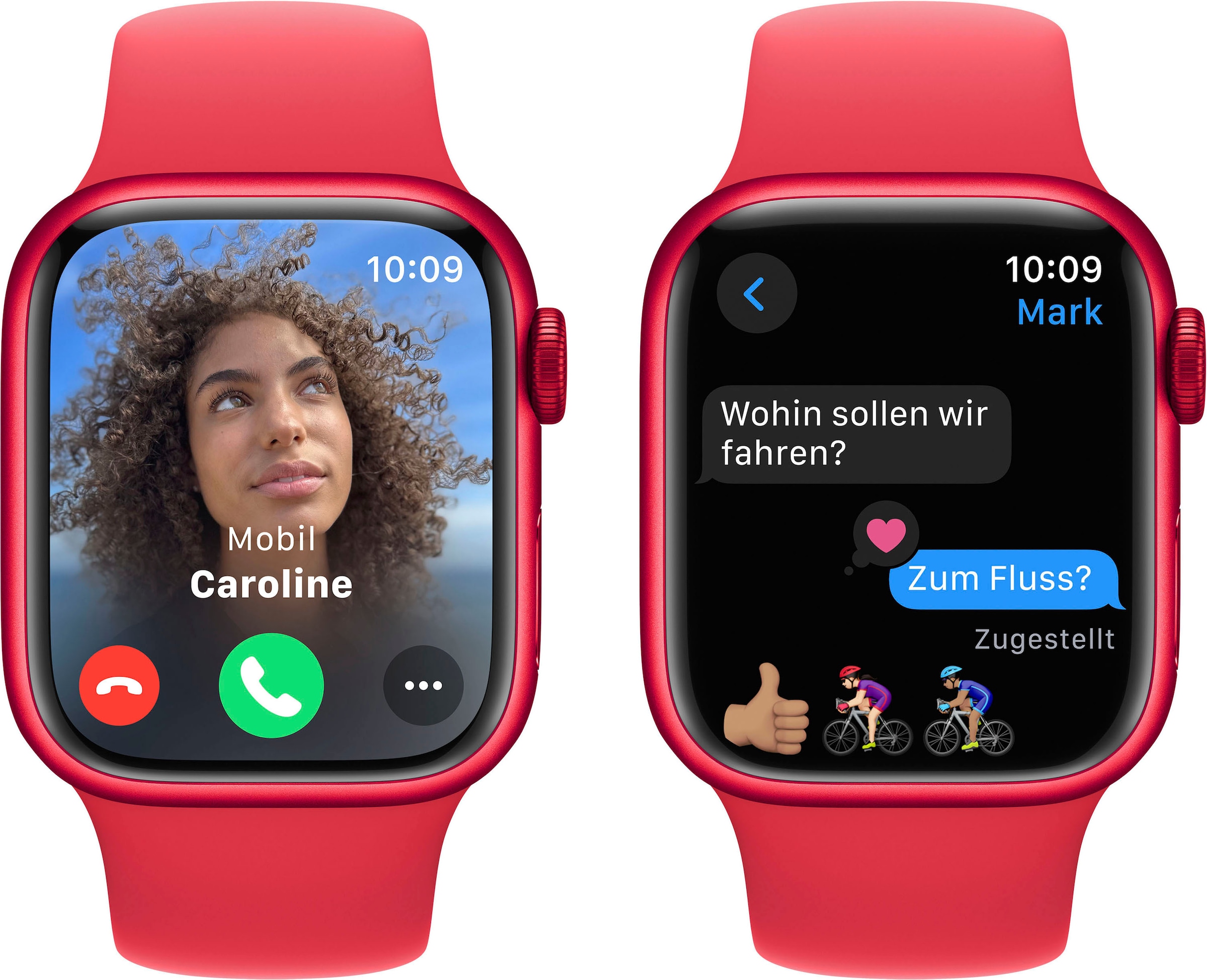 4. Bild von Apple Smartwatch »Watch Series 9 GPS Aluminium 41mm M/L«, (Watch OS 10 Sport Band)
