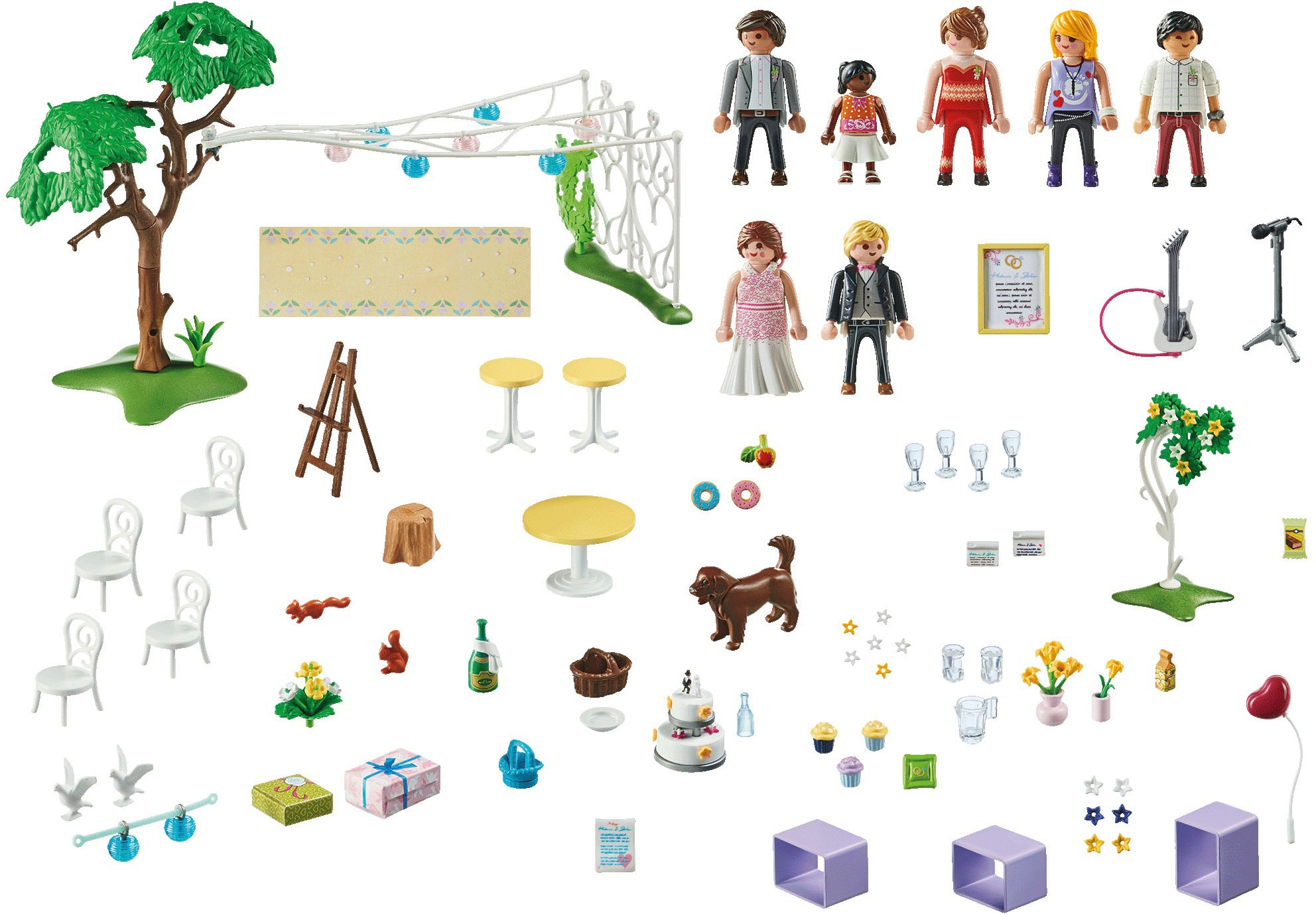 Playmobil® Konstruktions-Spielset »Hochzeitsfeier (71365), My City Life«, (163 St.)