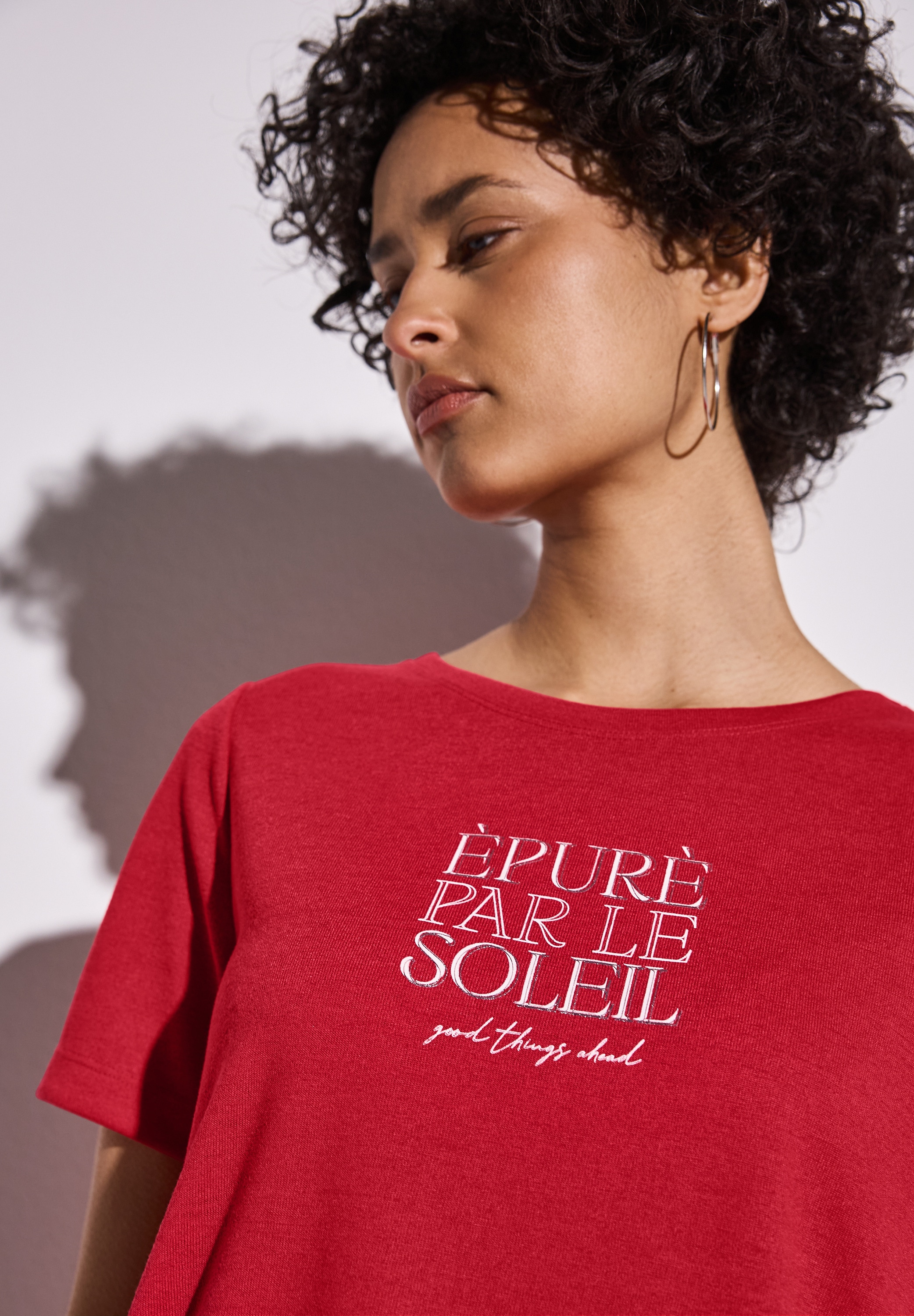 STREET ONE T-Shirt, mit Wording