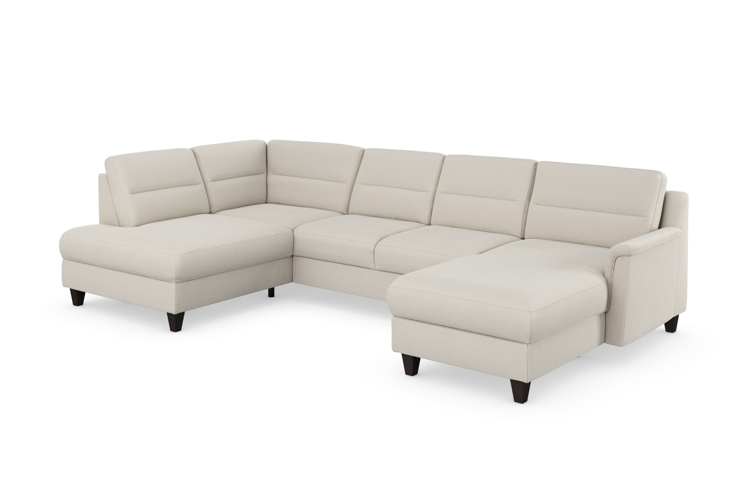 sit&more Wohnlandschaft »Farö U-Form«, inklusive Federkern, wahlweise mit Bettfunktion und Bettkasten