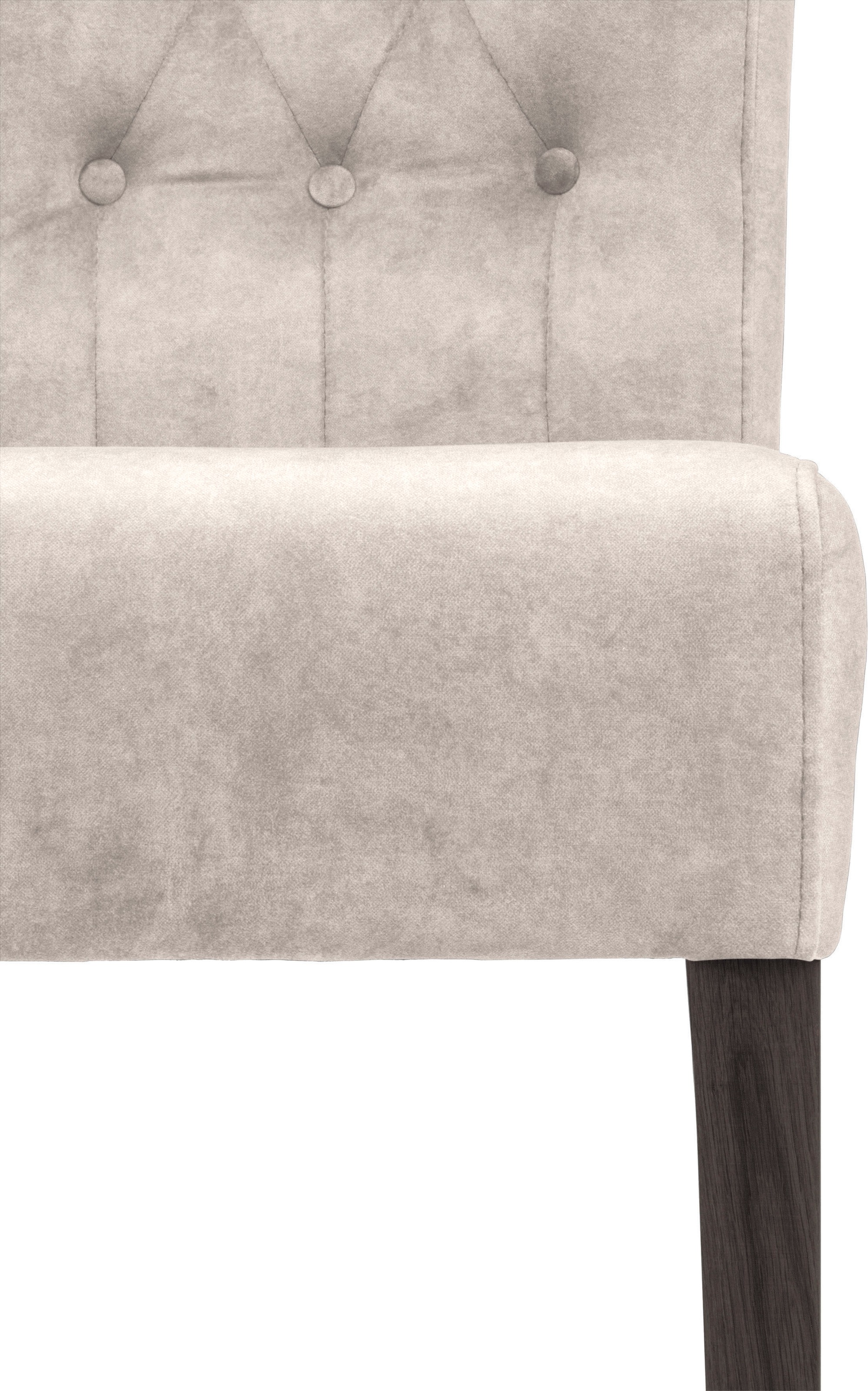 Home affaire Esszimmerstuhl »Queen BESTSELLER«, (Set), 2 St., Samtvelours, Polsterstuhl mit Knopfheftung, 2er, 4er oder 6er Set