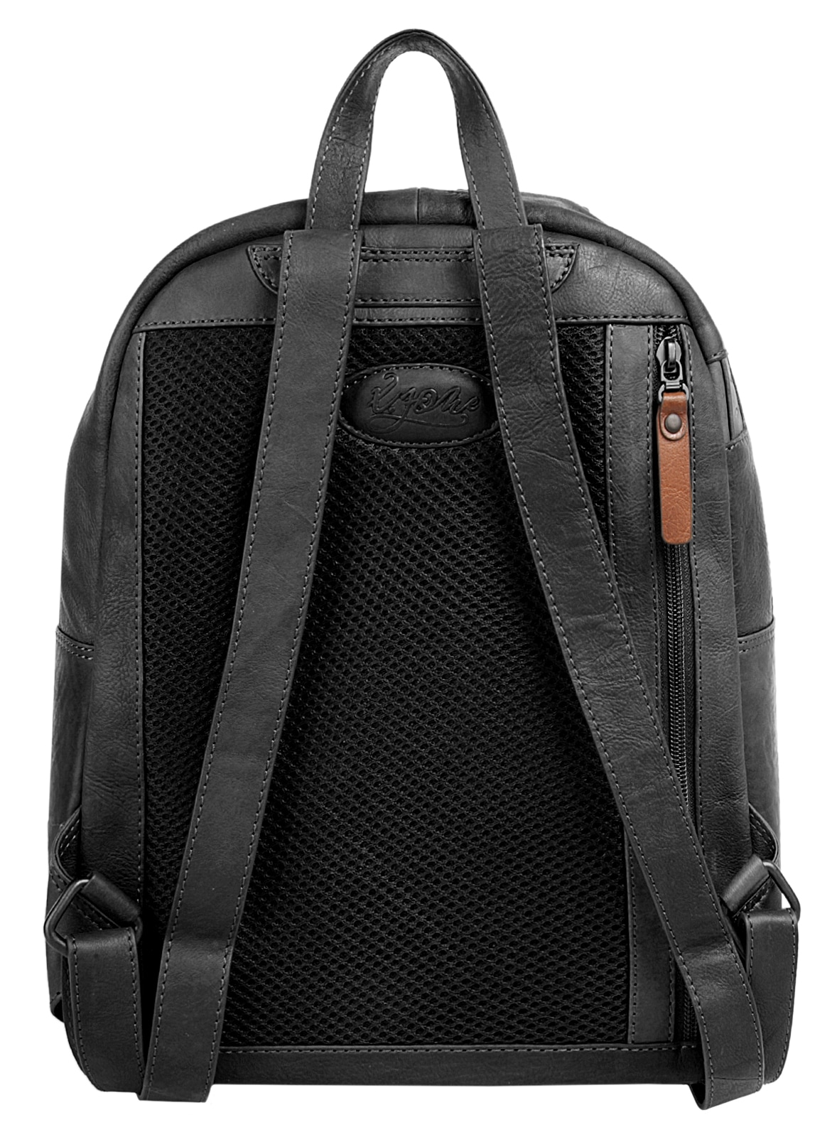 X-Zone Laptoprucksack, echt Leder