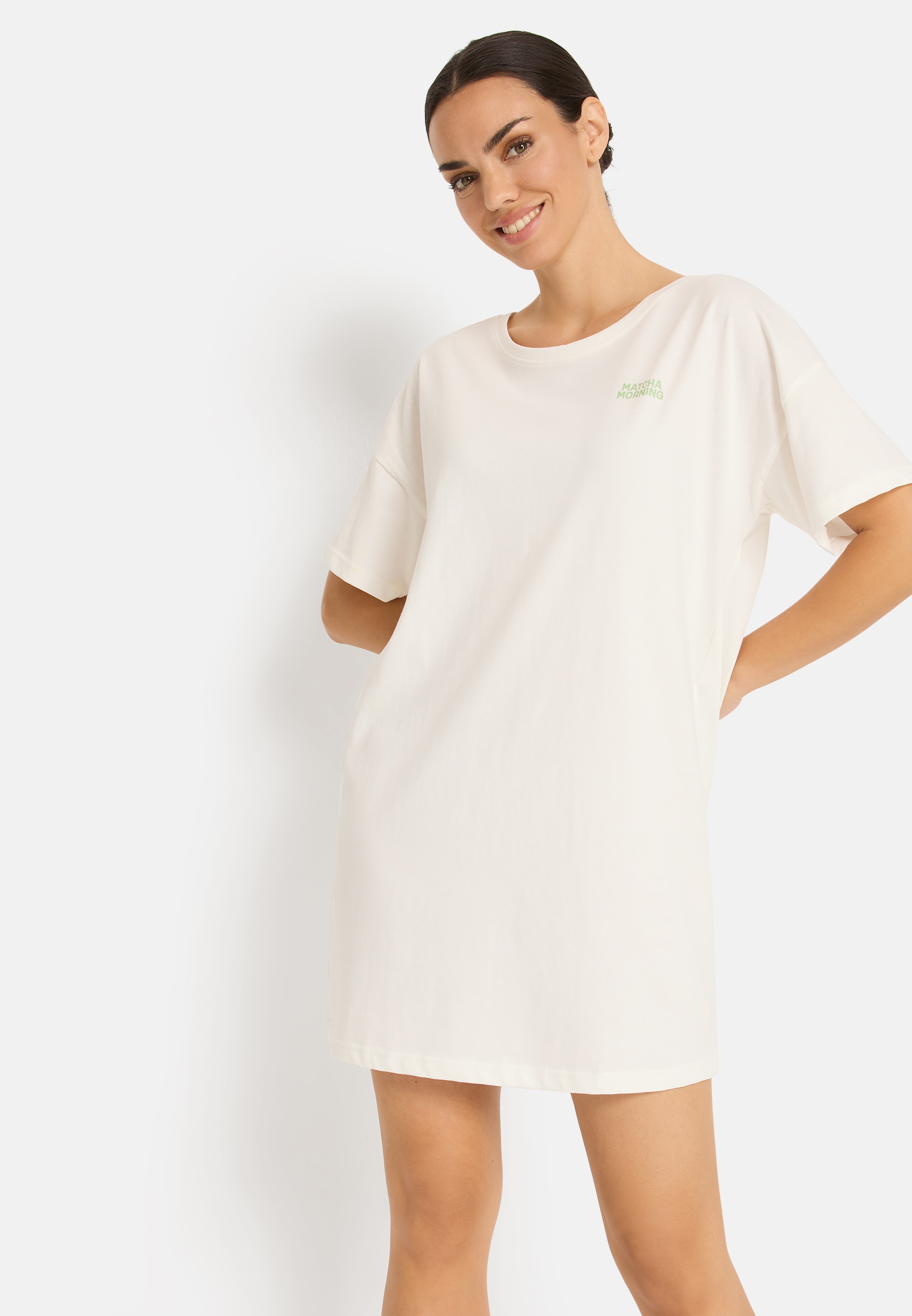 LSCN by LASCANA Sleepshirt 1 tlg. mit überschnittener Schulter