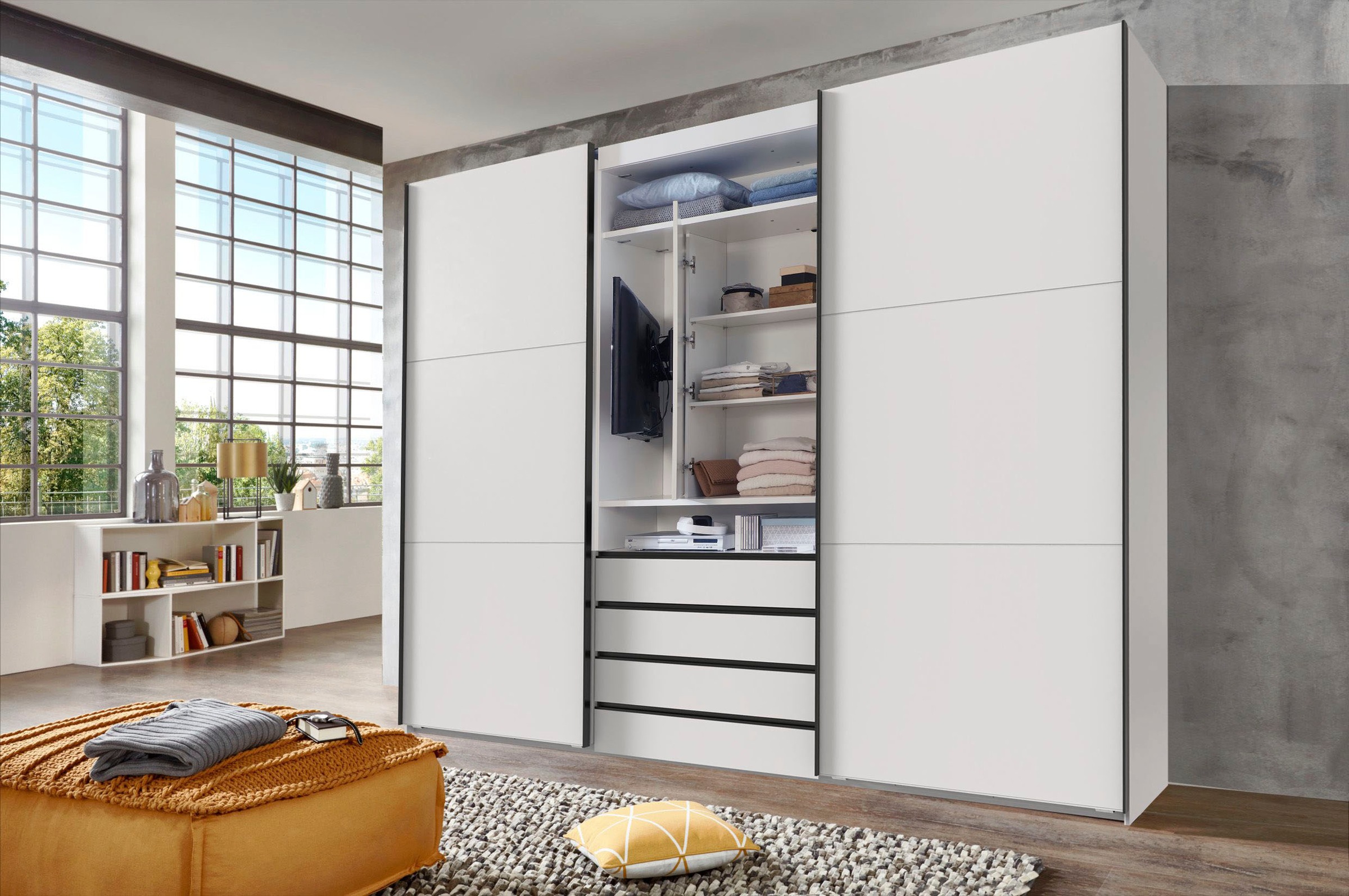 Wimex Schwebetürenschrank "Magic by fresh to go" tolles EXTRA: mit drehbare günstig online kaufen