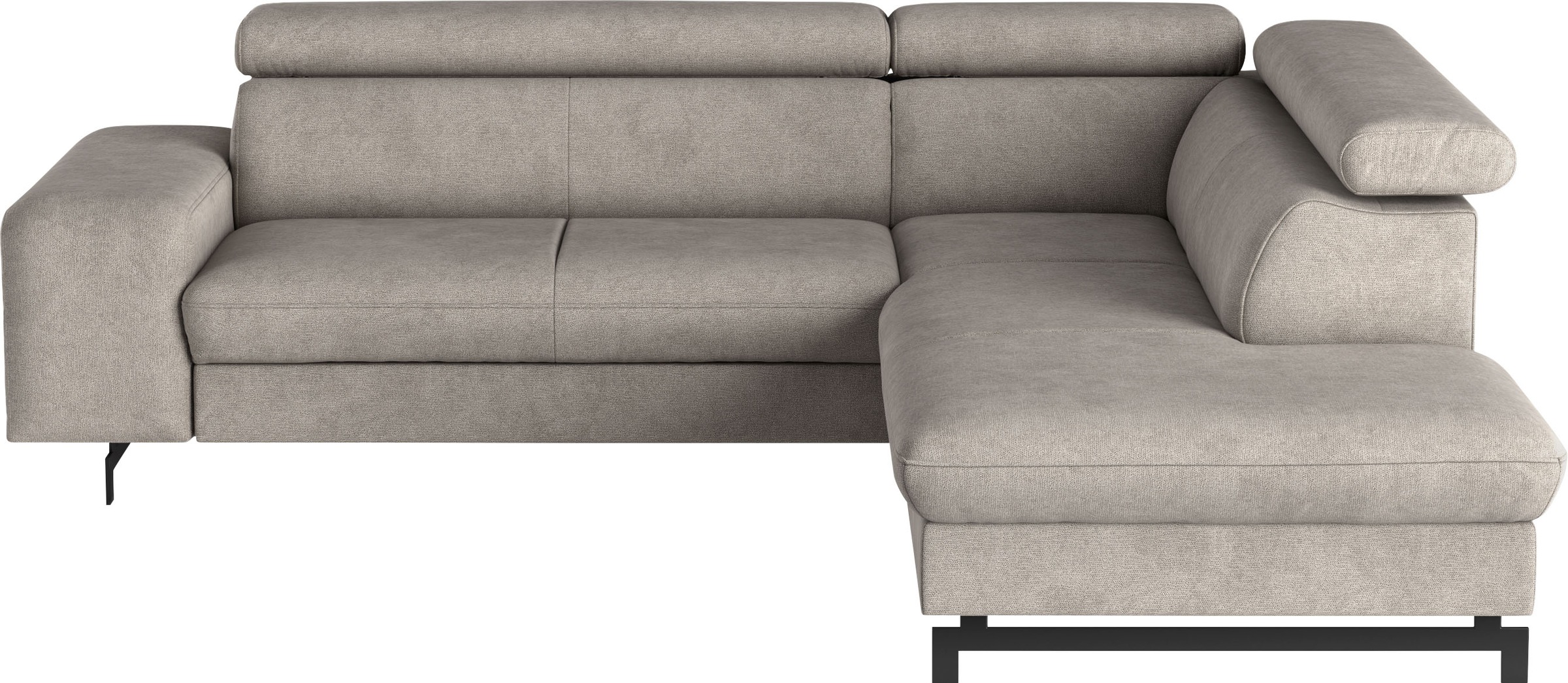 COTTA Ecksofa "Emma L-Form", mit Kopfteilverstellung, wahlweise mit Bettfun günstig online kaufen