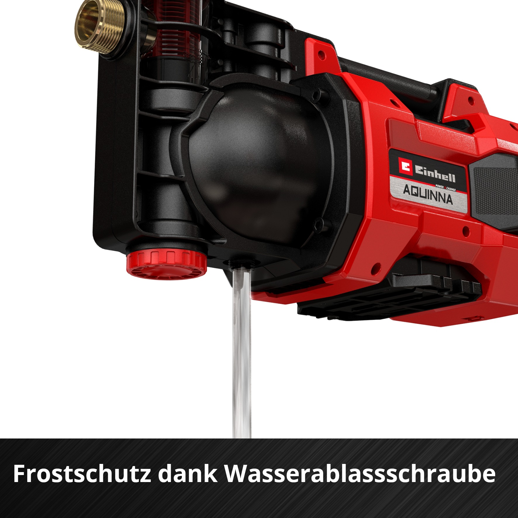 Einhell Akku-Gartenpumpe »AQUINNA 18/30 F LED«, 3.000 l/h, Power X-Change, ohne Akku und Ladegerät