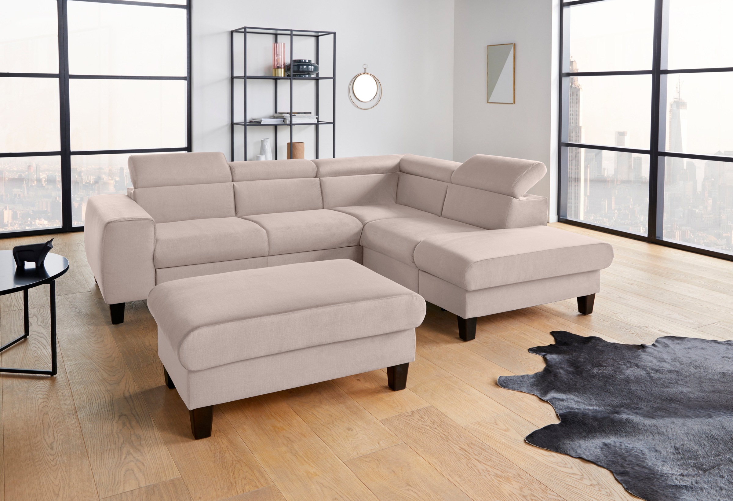 COTTA Polstergarnitur »Morven L-Form«, (Set), Set bestehend aus: Ecksofa mi günstig online kaufen