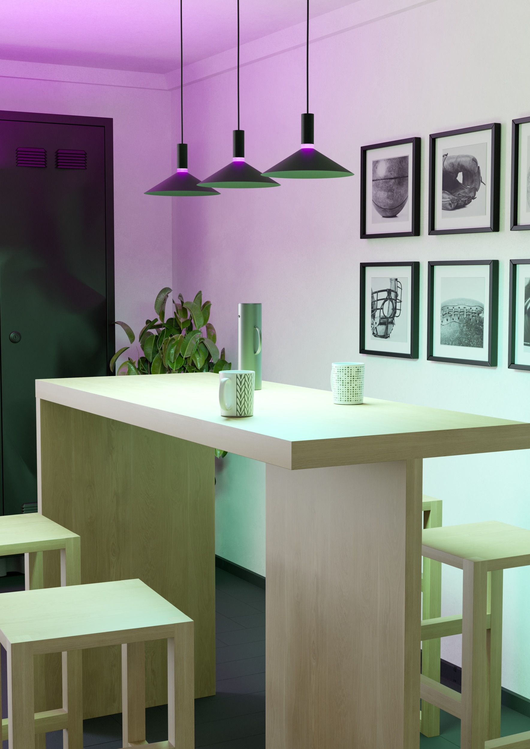 EGLO Hängeleuchte »CONOMAVILLA-Z Pendellampe - Stahl - LED - 3X7,5W - IP20« günstig online kaufen