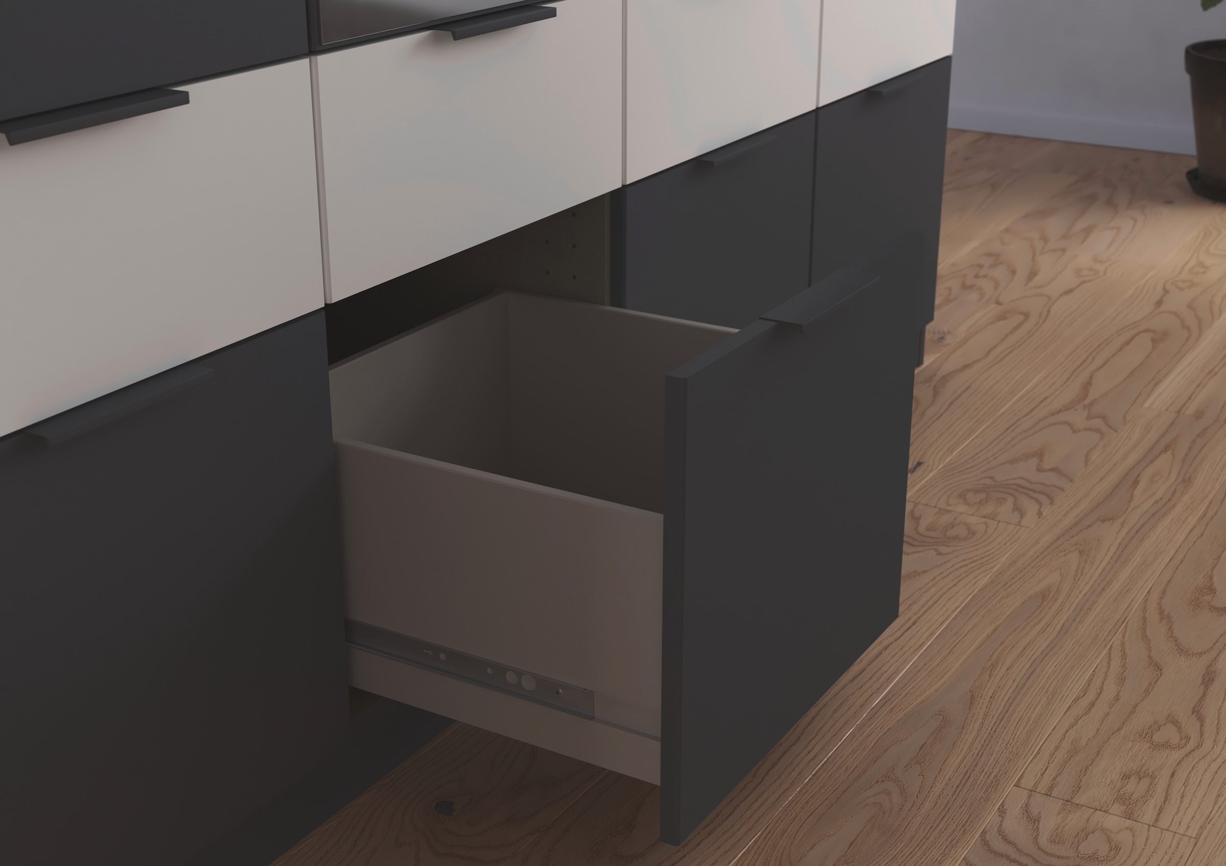 rauch Kleiderschrank »Kleiderschrank Schrank Garderobe Wäscheschrank DUNDEE«, (mit 3 Griff-Varianten), Schubladen in zwei Höhen, optional mit Spiegel MADE IN GERMANY